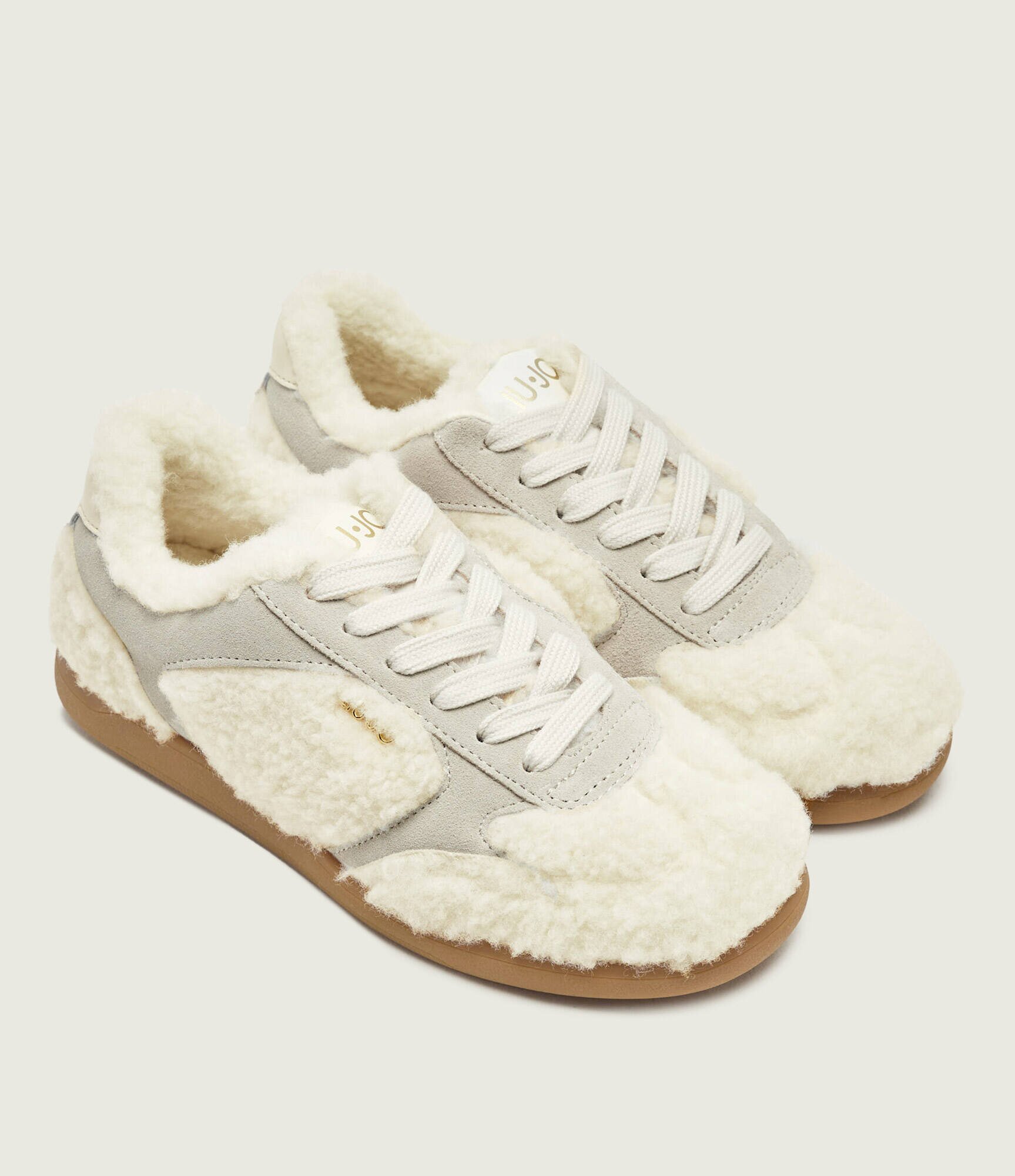 Liu Jo Căptușite sneakers Connor 01 | shearling | piele întoarsă