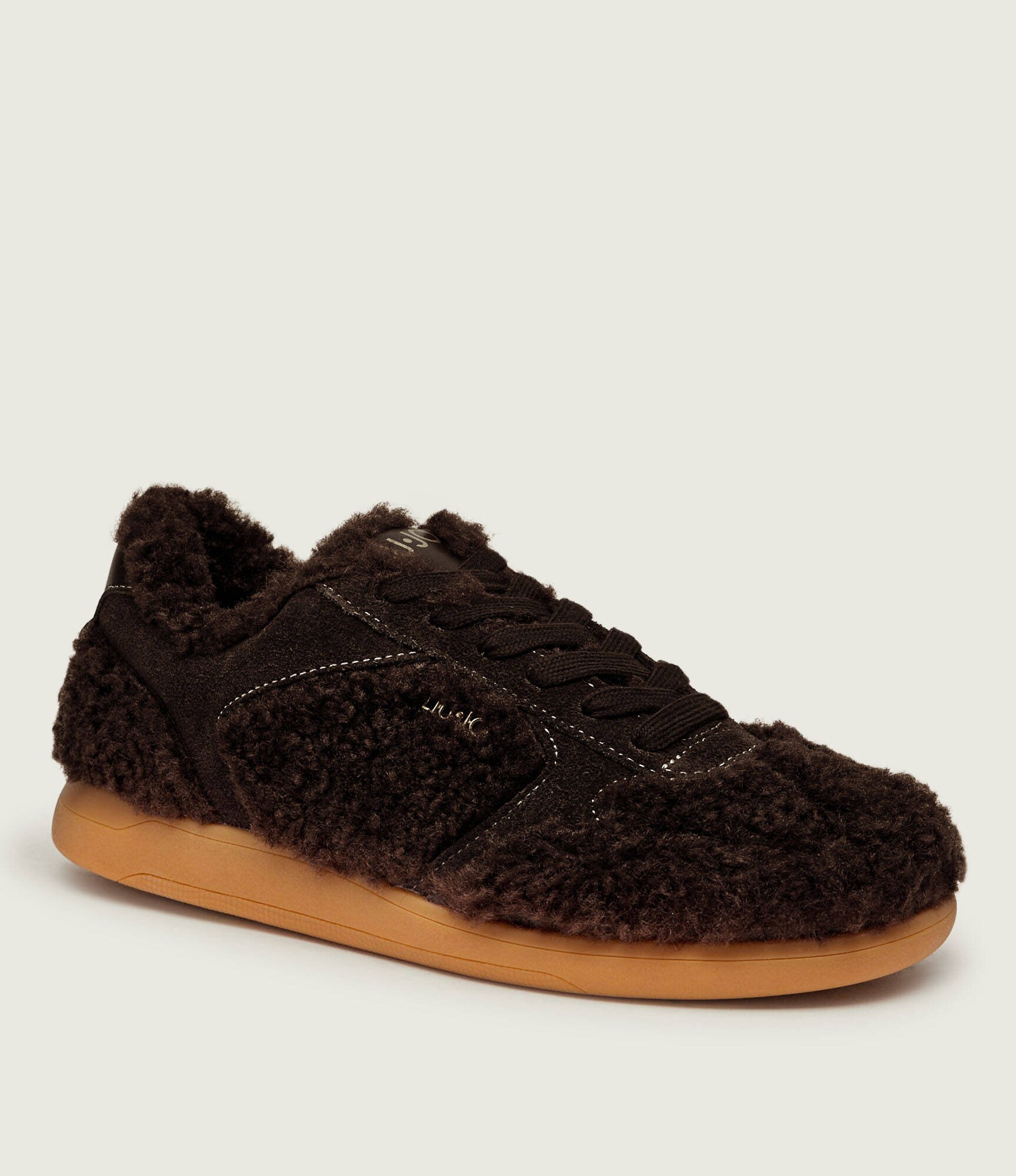 Liu Jo Căptușite sneakers Connor 01 | shearling | piele întoarsă