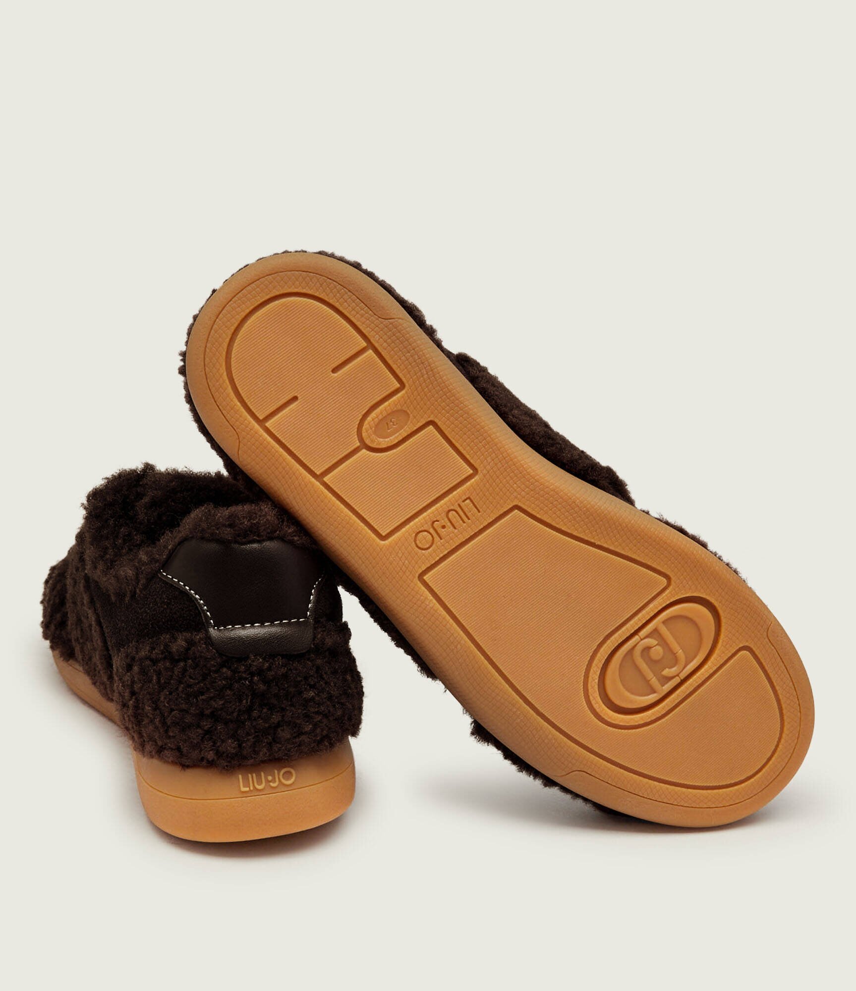 Liu Jo Căptușite sneakers Connor 01 | shearling | piele întoarsă