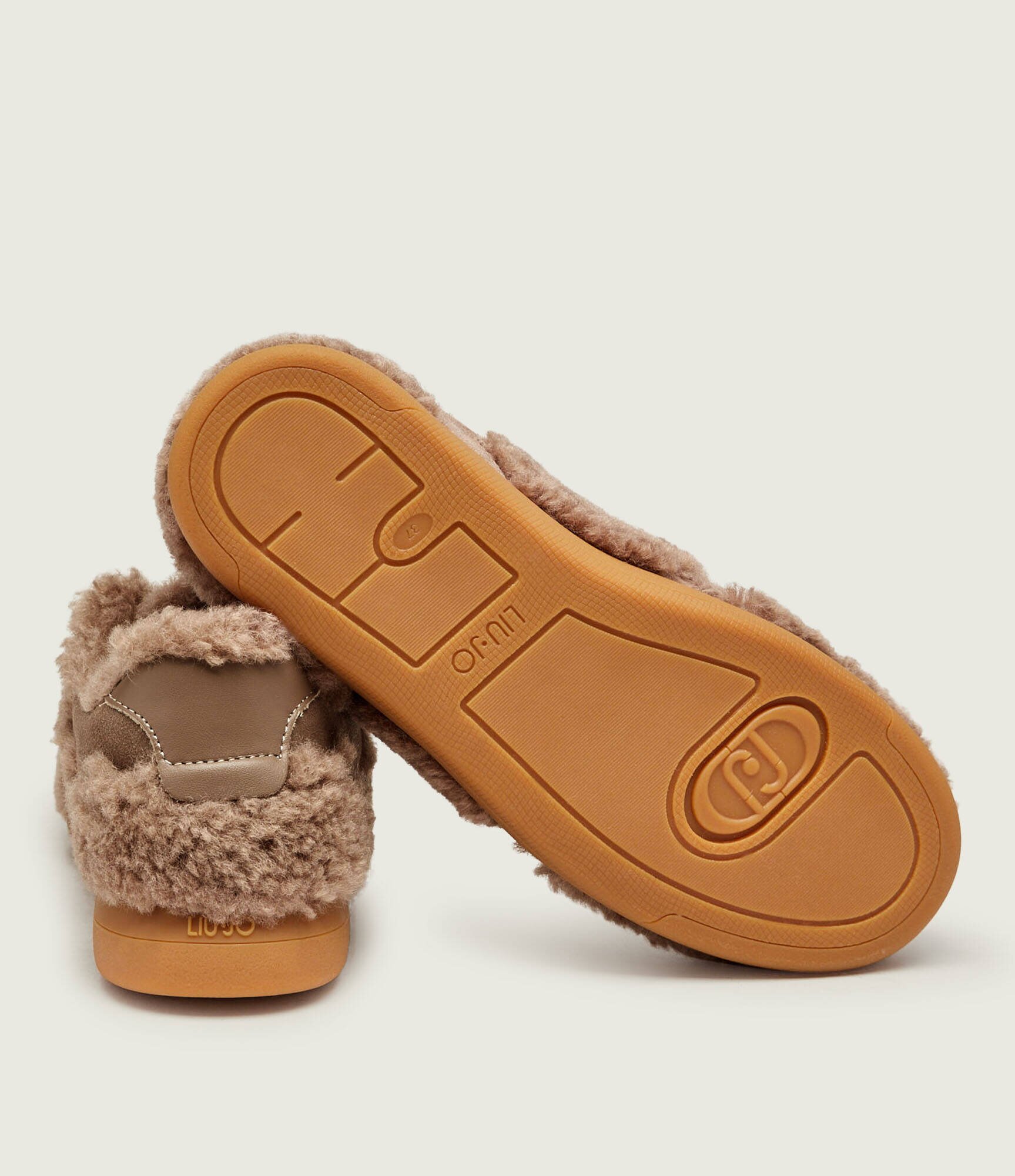 Liu Jo Căptușite sneakers Connor 01 | shearling | piele întoarsă