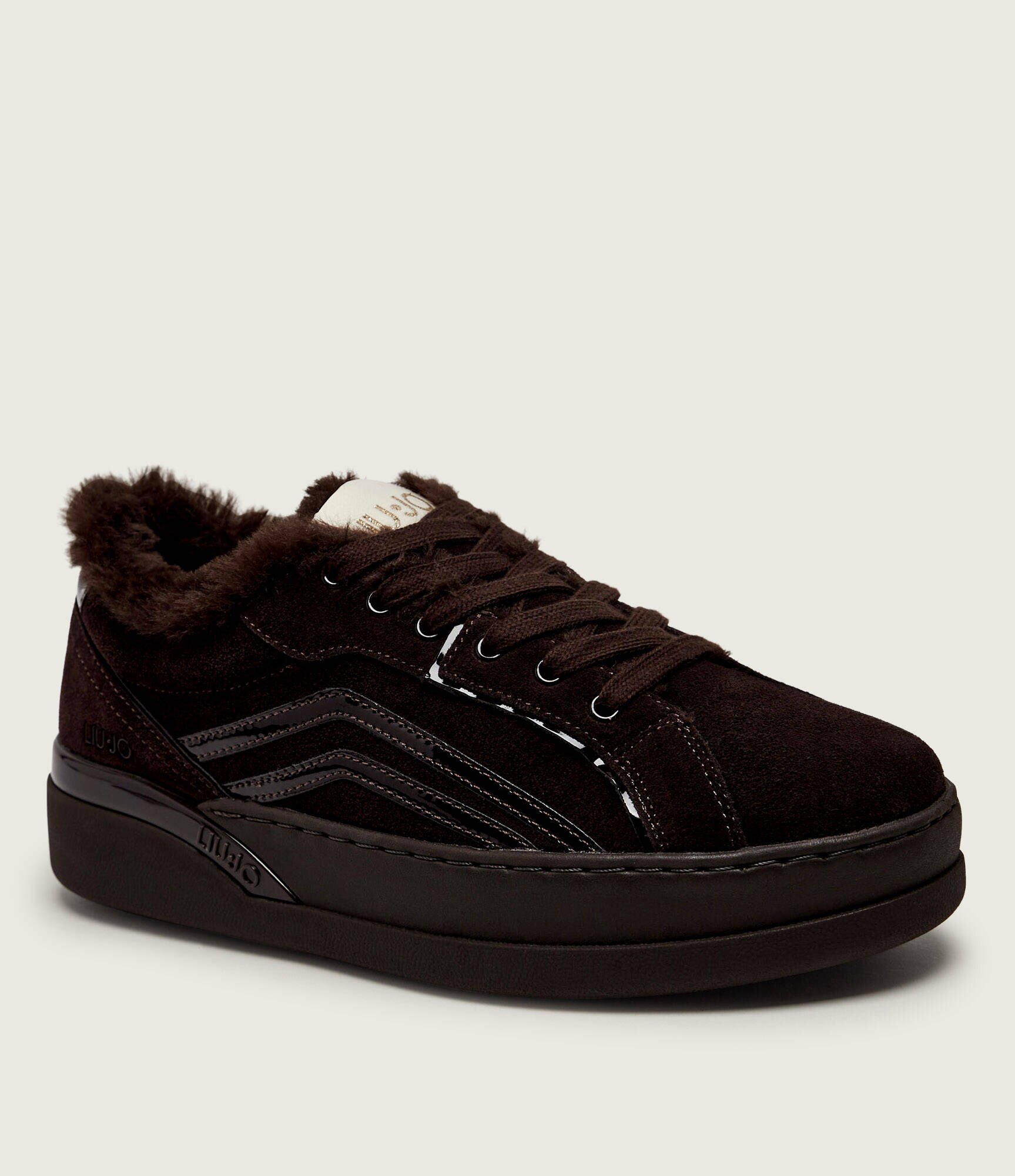 Liu Jo Căptușite sneakers Lena 02 | piele întoarsă | shearling