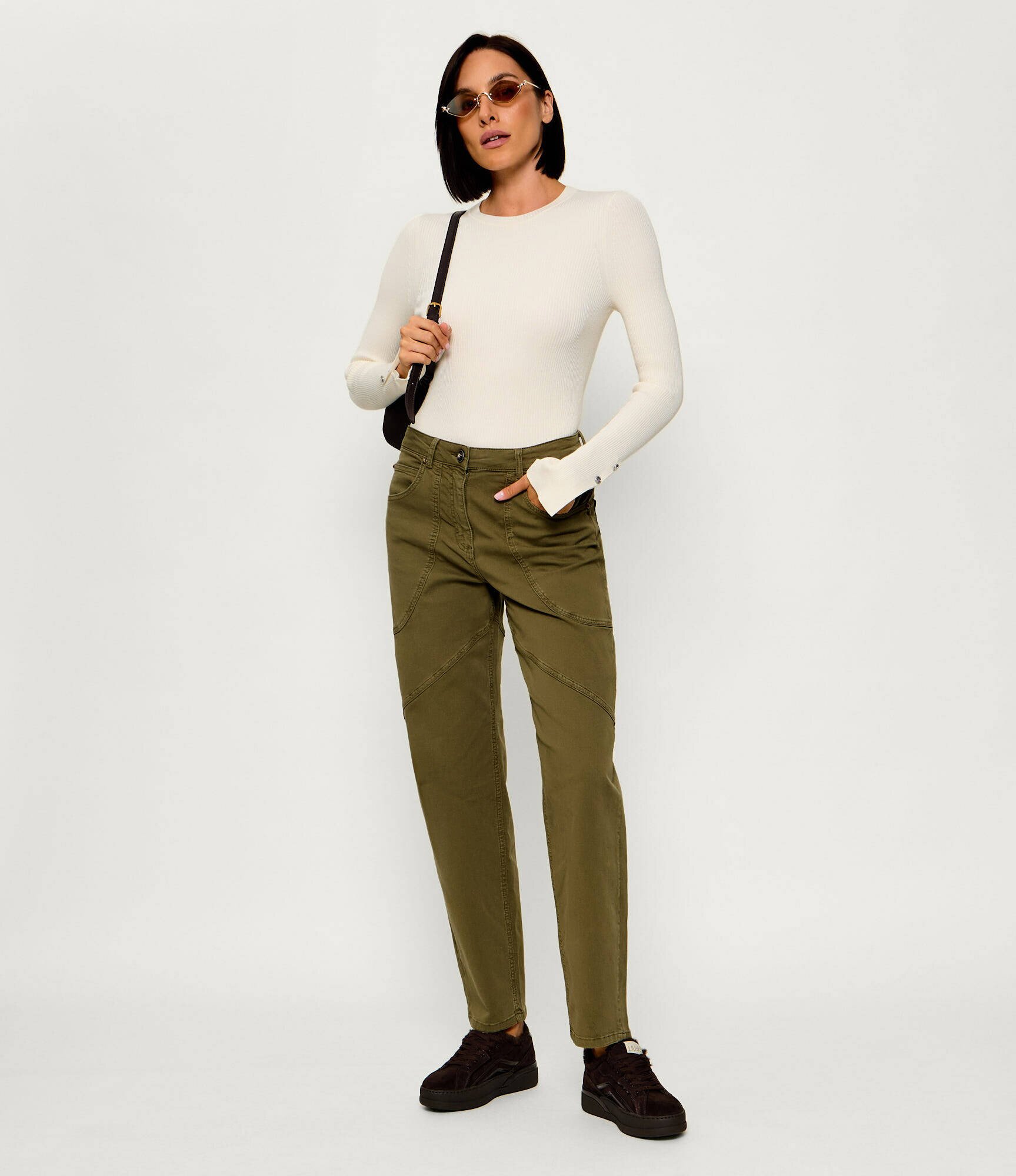 Liu Jo Căptușite sneakers Lena 02 | piele întoarsă | shearling