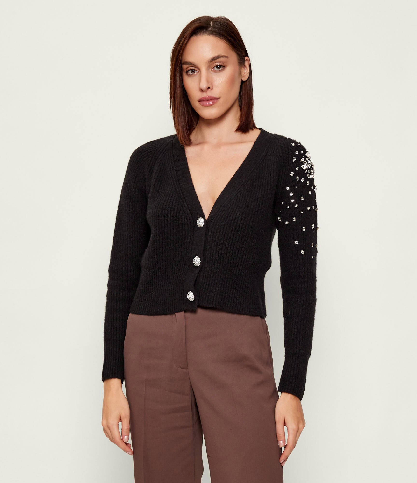 Liu Jo Cardigan | Cropped Fit cu adaos de lână