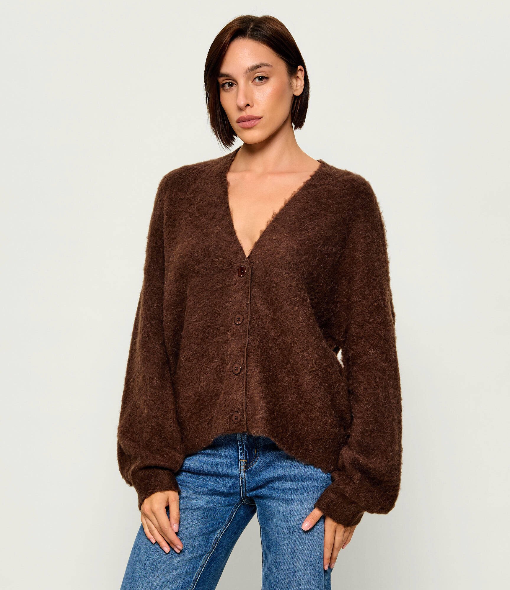 Liu Jo Cardigan | Relaxed fit cu adaos de lână