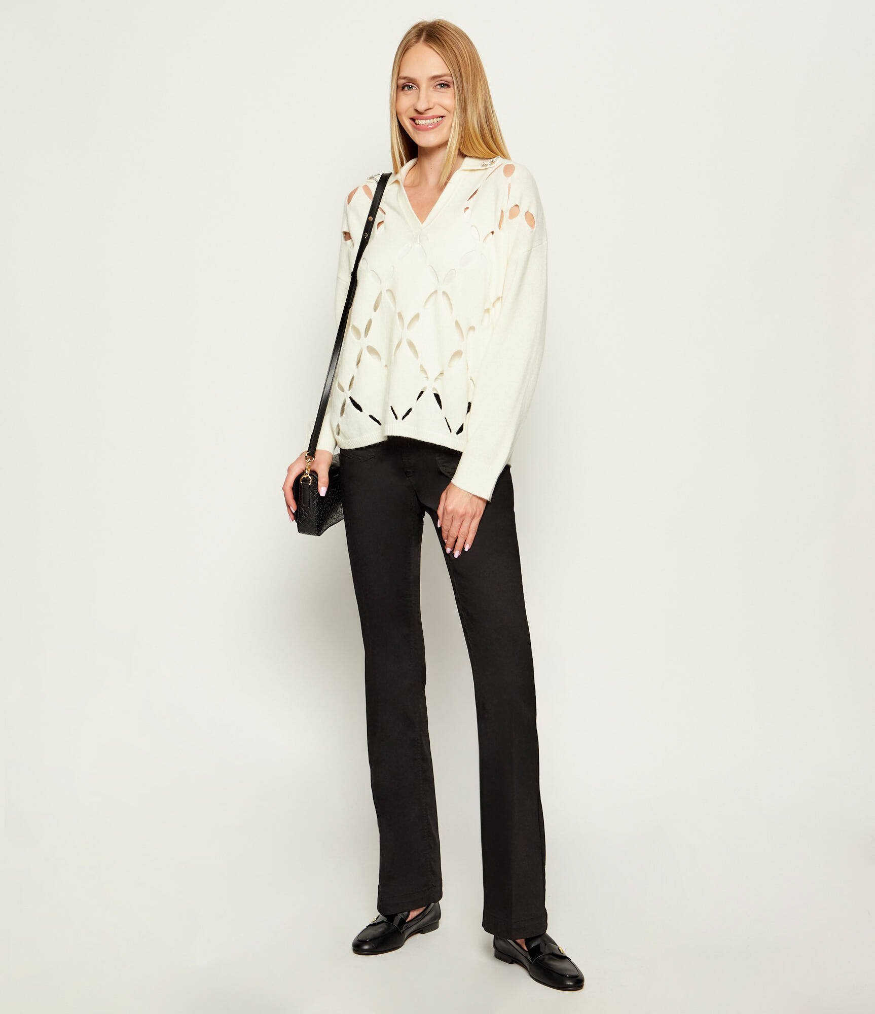 Liu Jo De lână pulover 2w1 | Relaxed fit