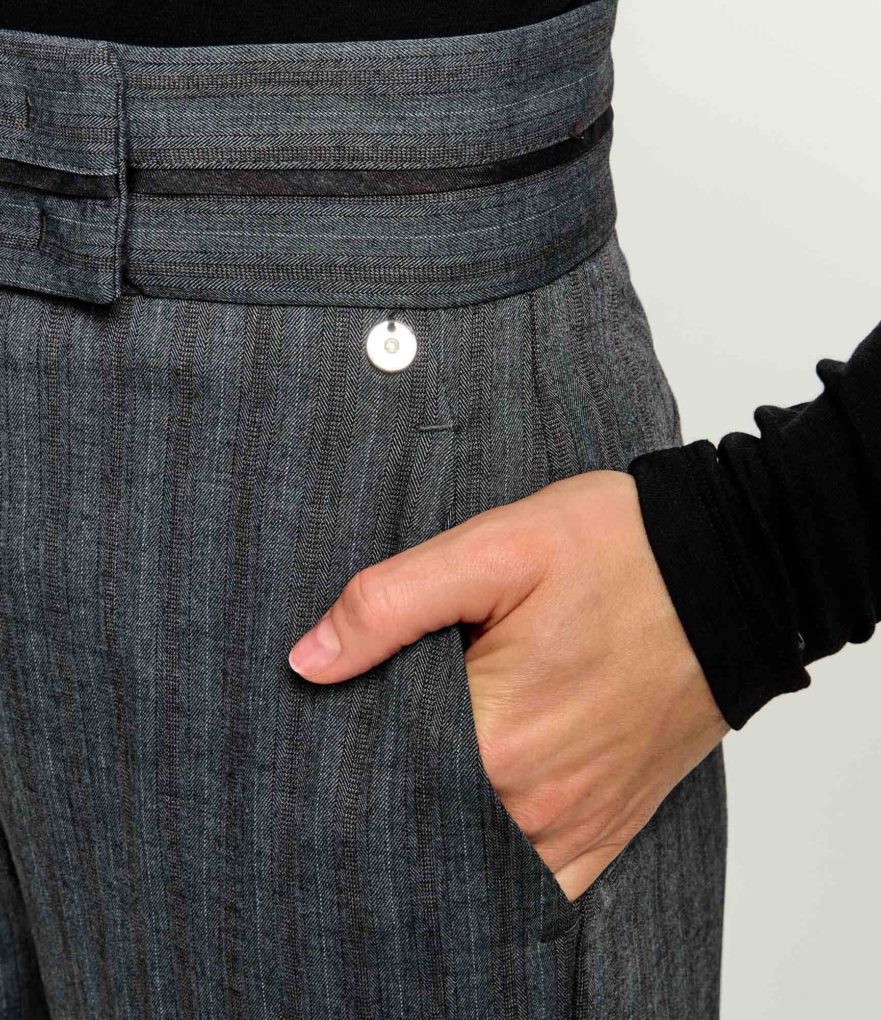 Liu Jo Pantaloni | Relaxed fit cu adaos de lână
