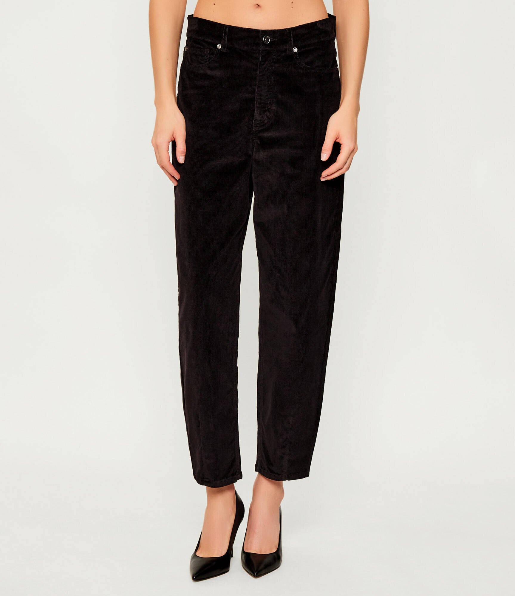 Liu Jo Pantaloni | Straight fit | catifea reiată