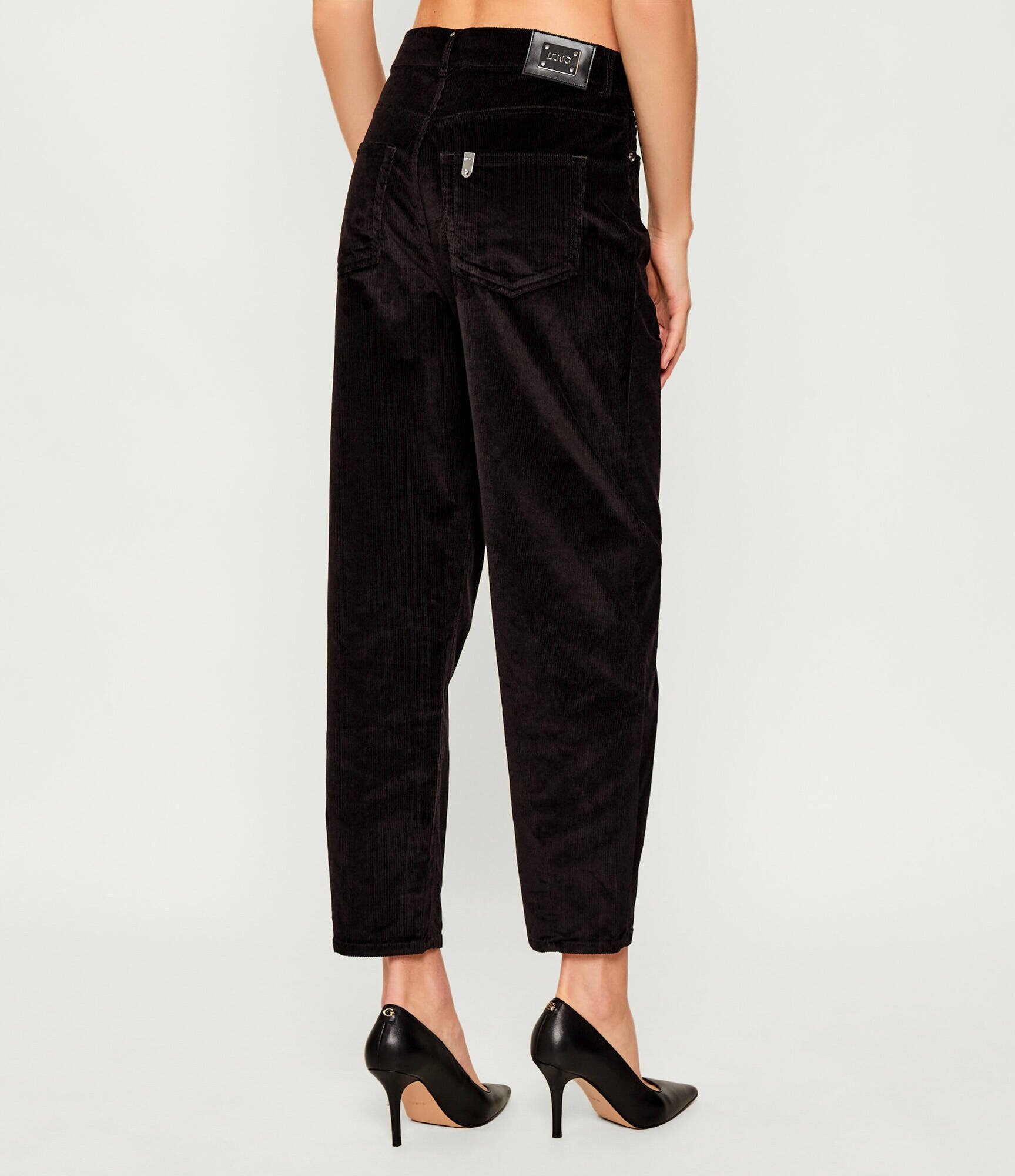 Liu Jo Pantaloni | Straight fit | catifea reiată