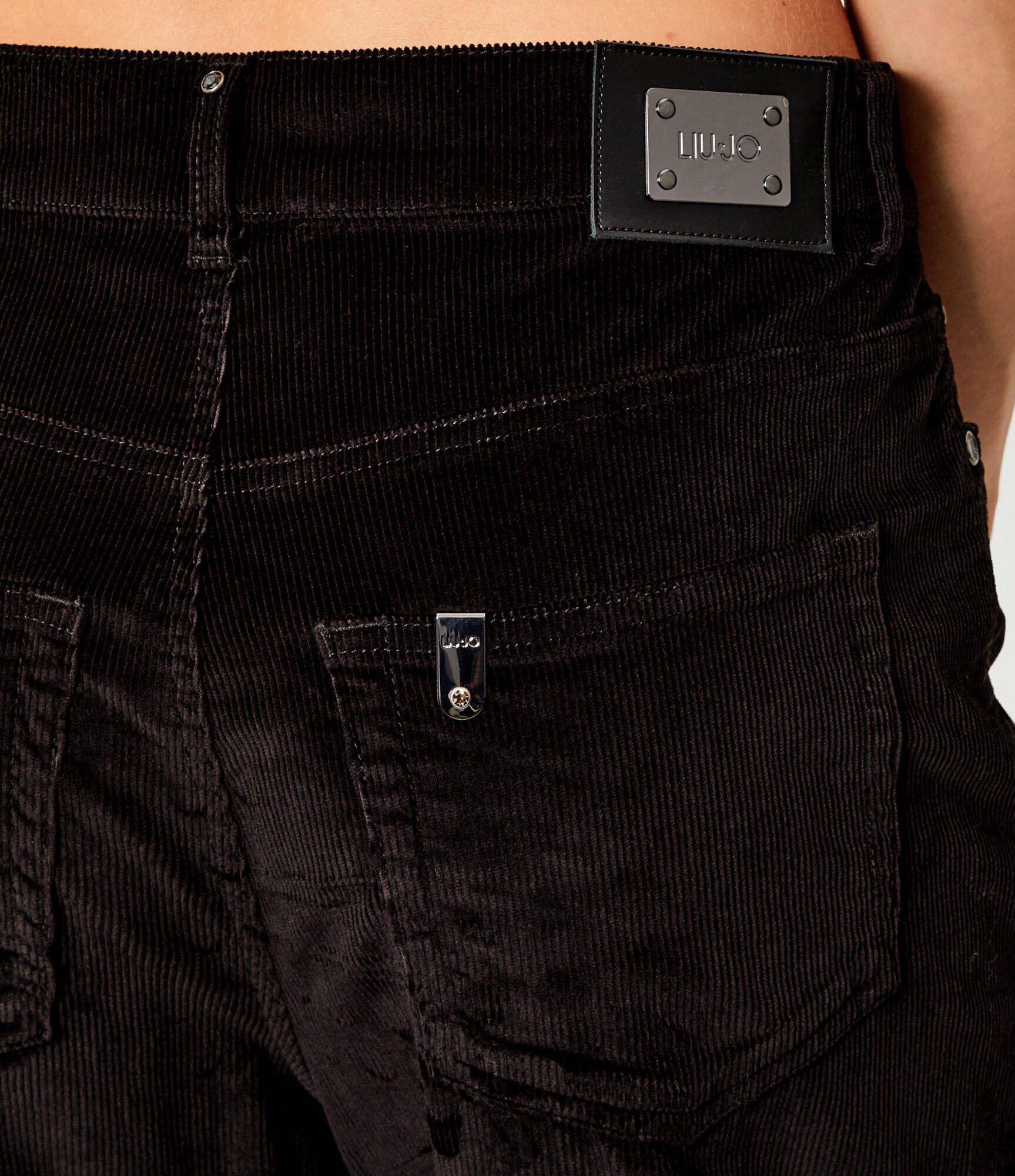 Liu Jo Pantaloni | Straight fit | catifea reiată