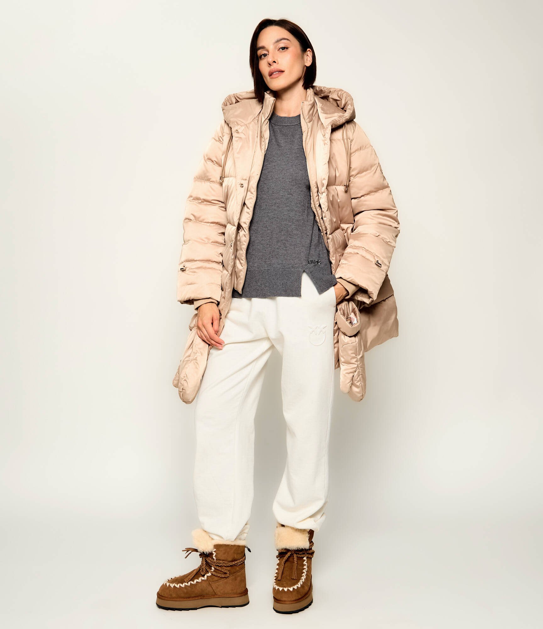 Liu Jo Pulover | Loose fit cu adaos de lână