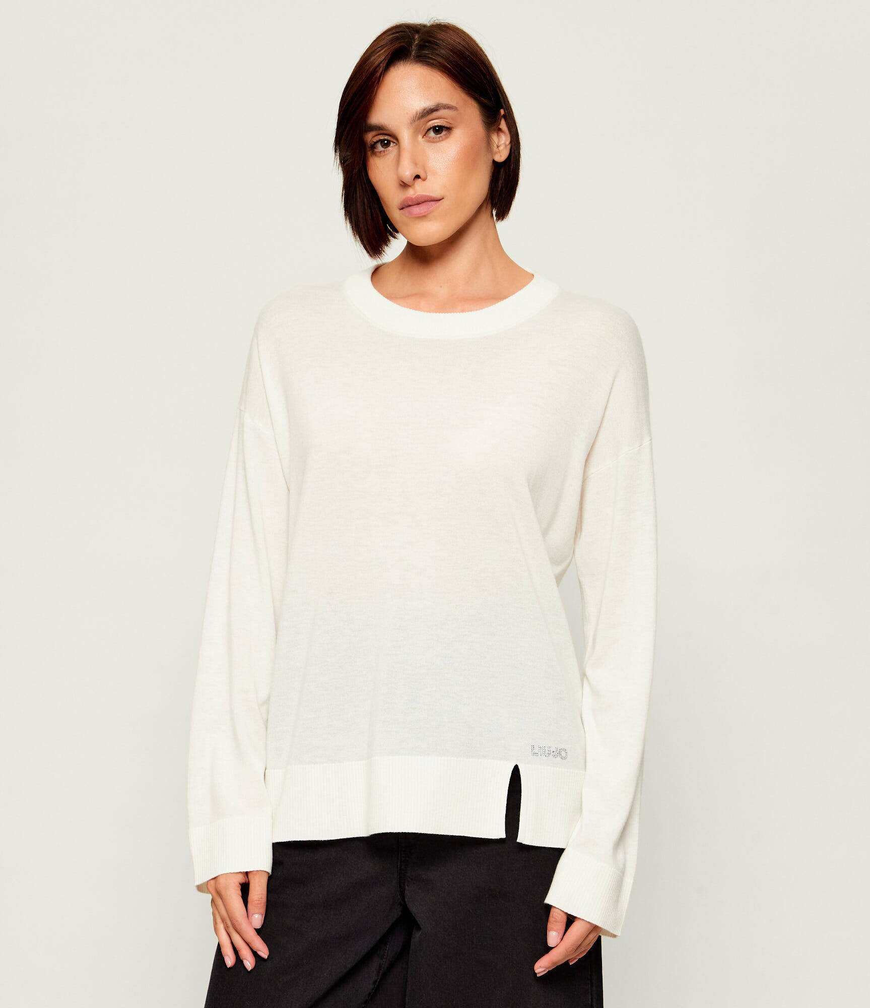 Liu Jo Pulover | Loose fit cu adaos de lână