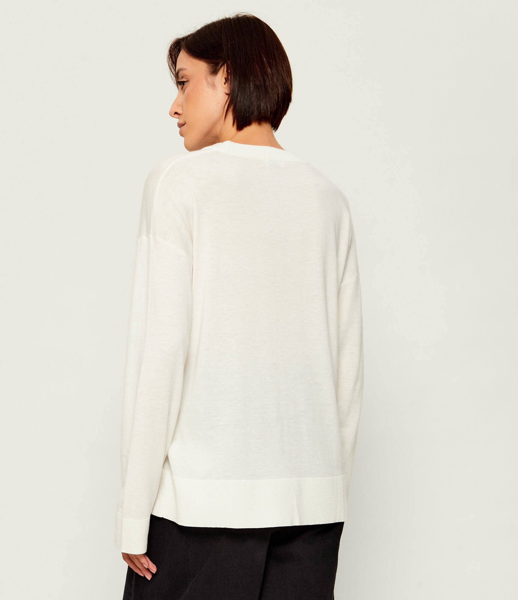 Liu Jo Pulover | Loose fit cu adaos de lână