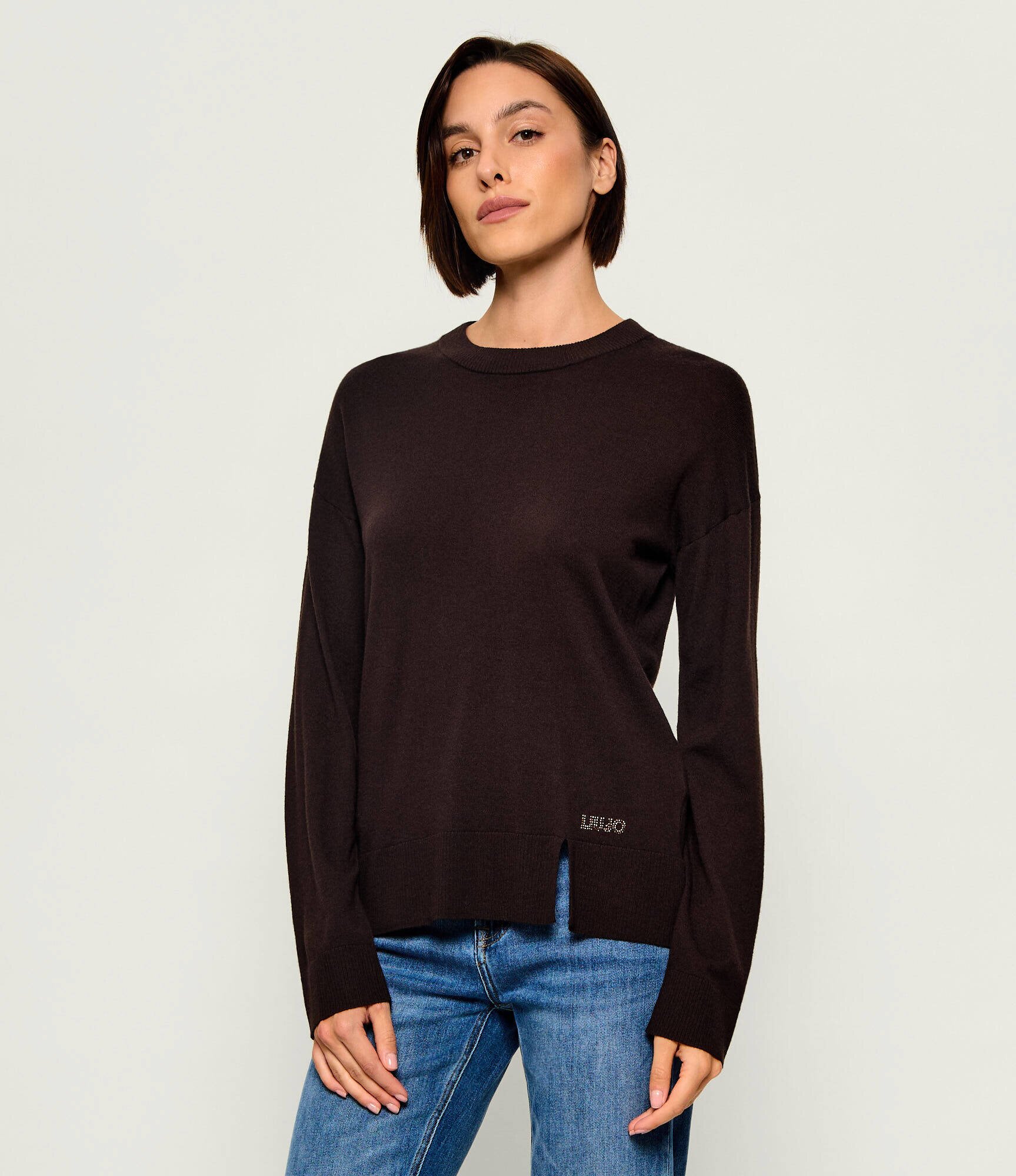 Liu Jo Pulover | Loose fit cu adaos de lână