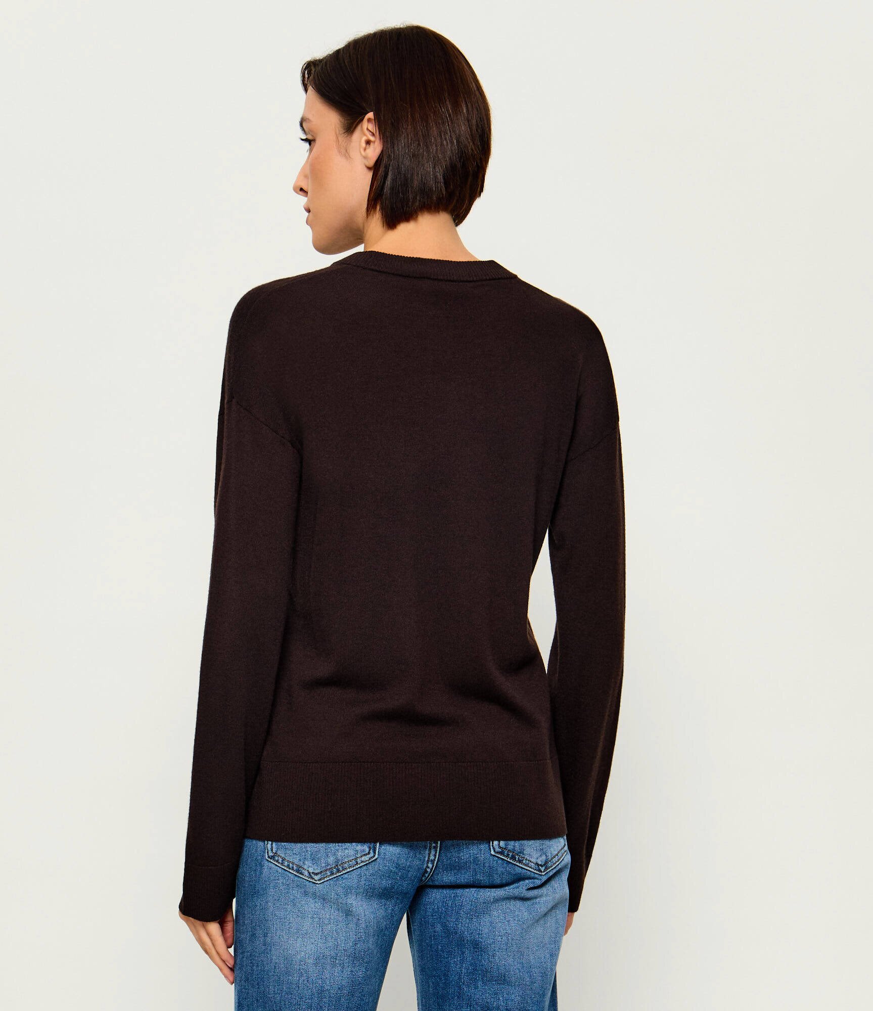 Liu Jo Pulover | Loose fit cu adaos de lână