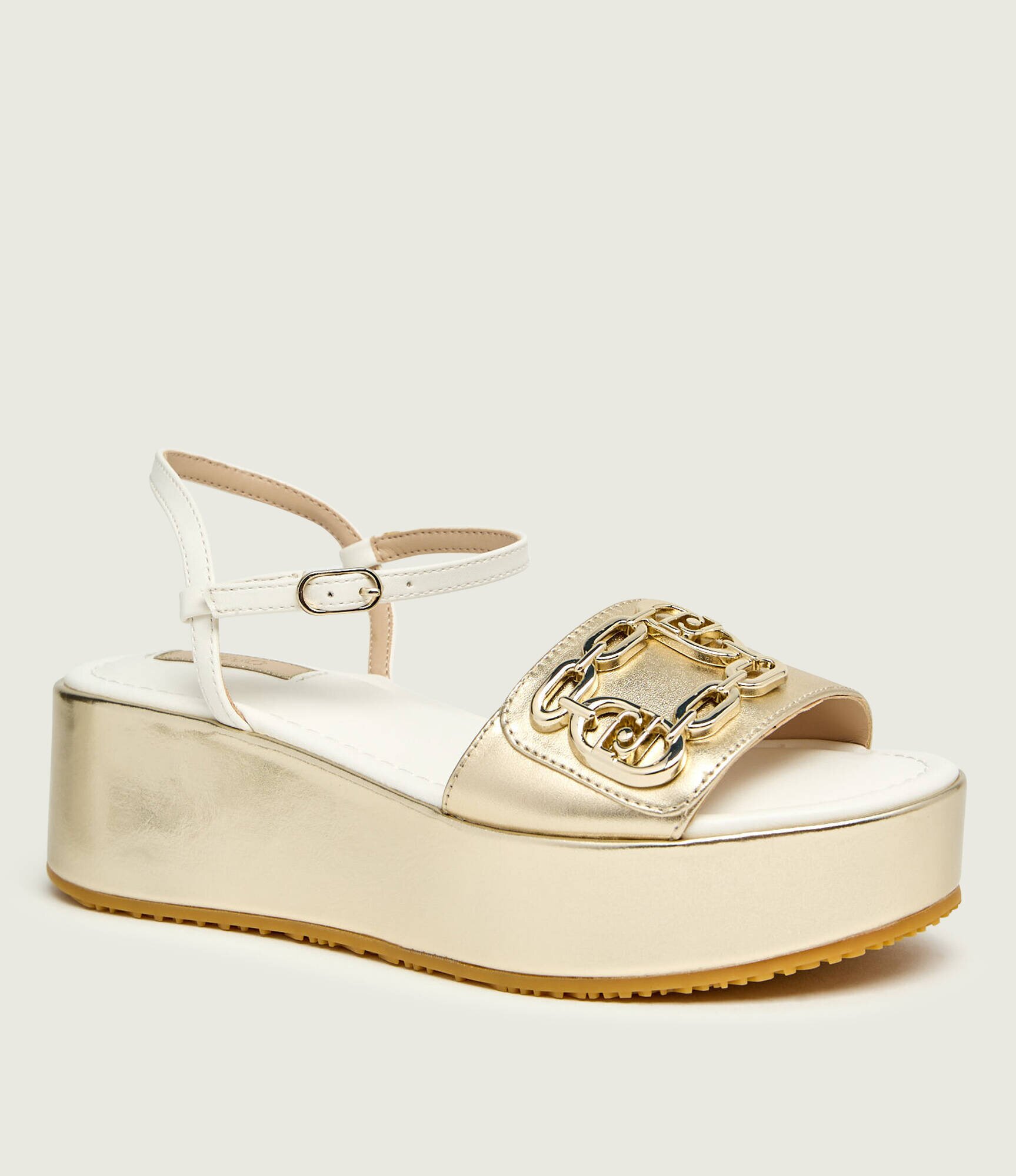 Liu Jo Sandale FLO 01 cu adaos de piele