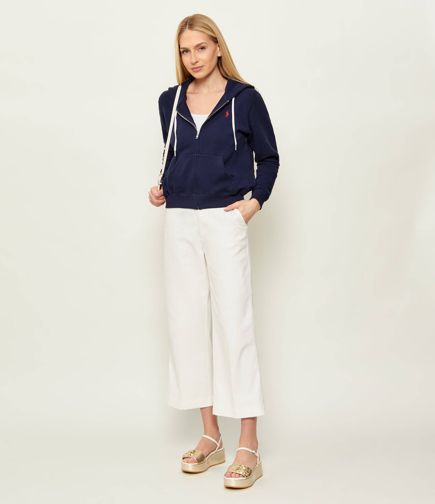 Liu Jo Sandale FLO 01 cu adaos de piele