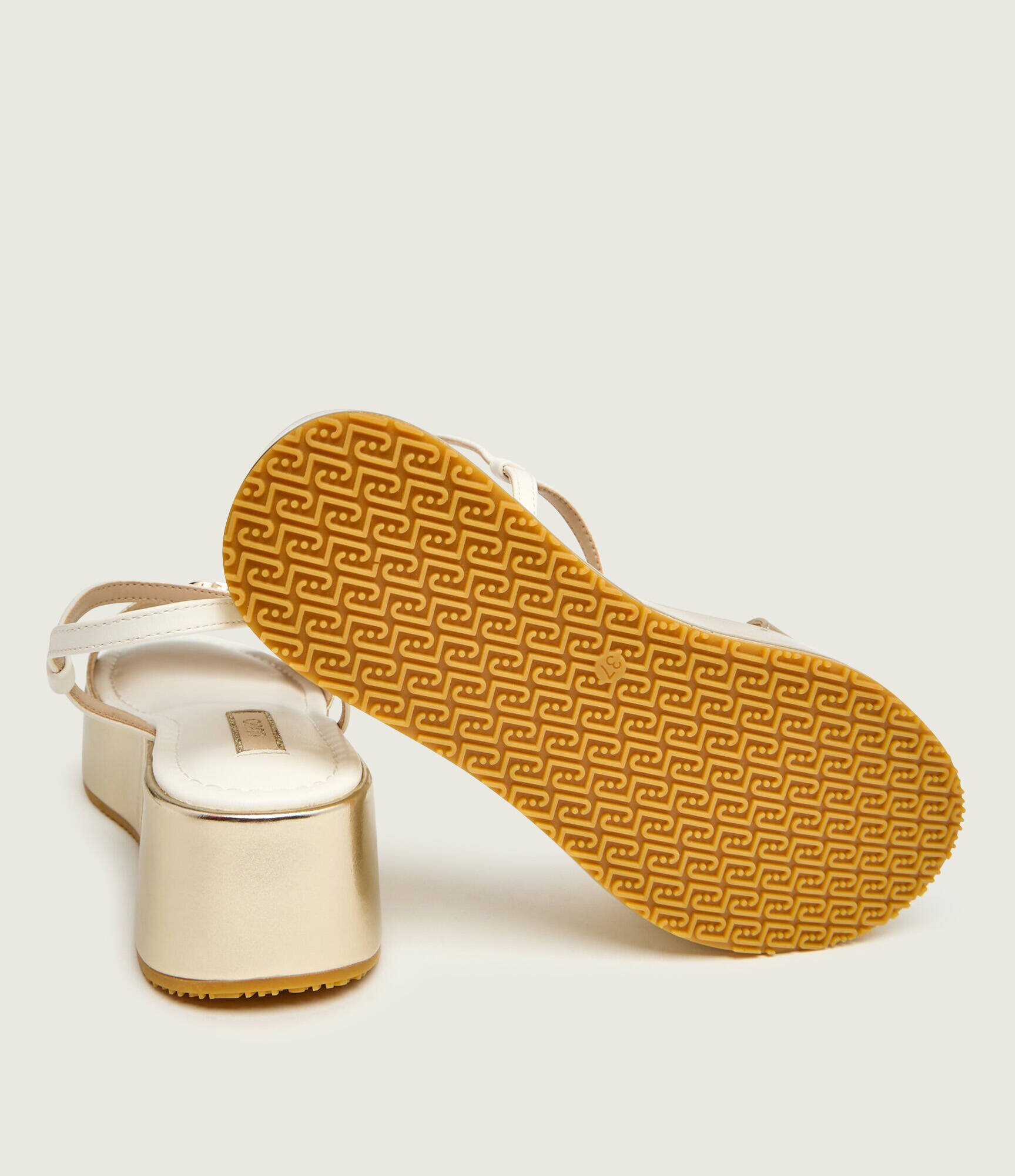 Liu Jo Sandale FLO 01 cu adaos de piele