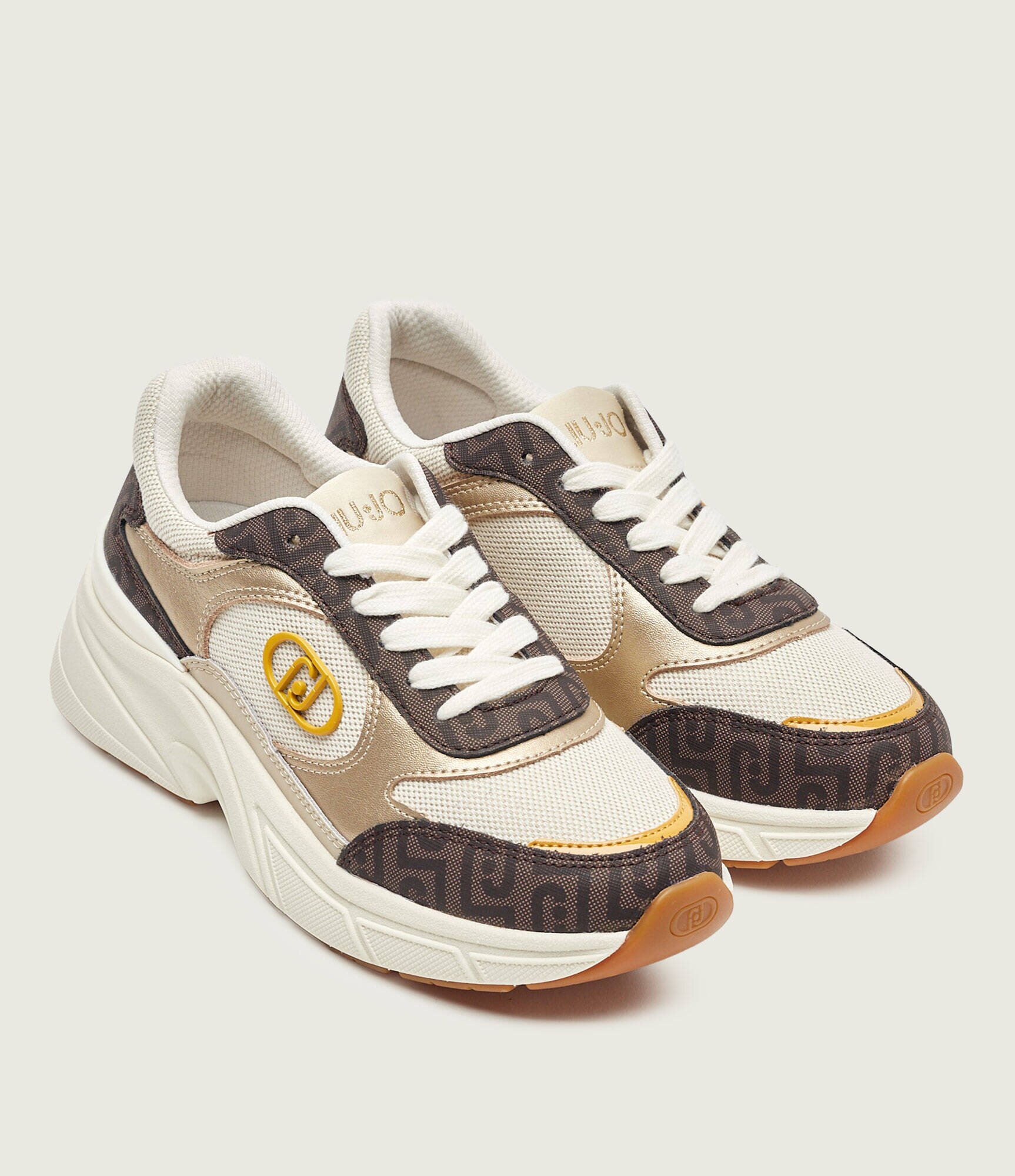 Liu Jo Sneakers LJ01 01 cu adaos de piele