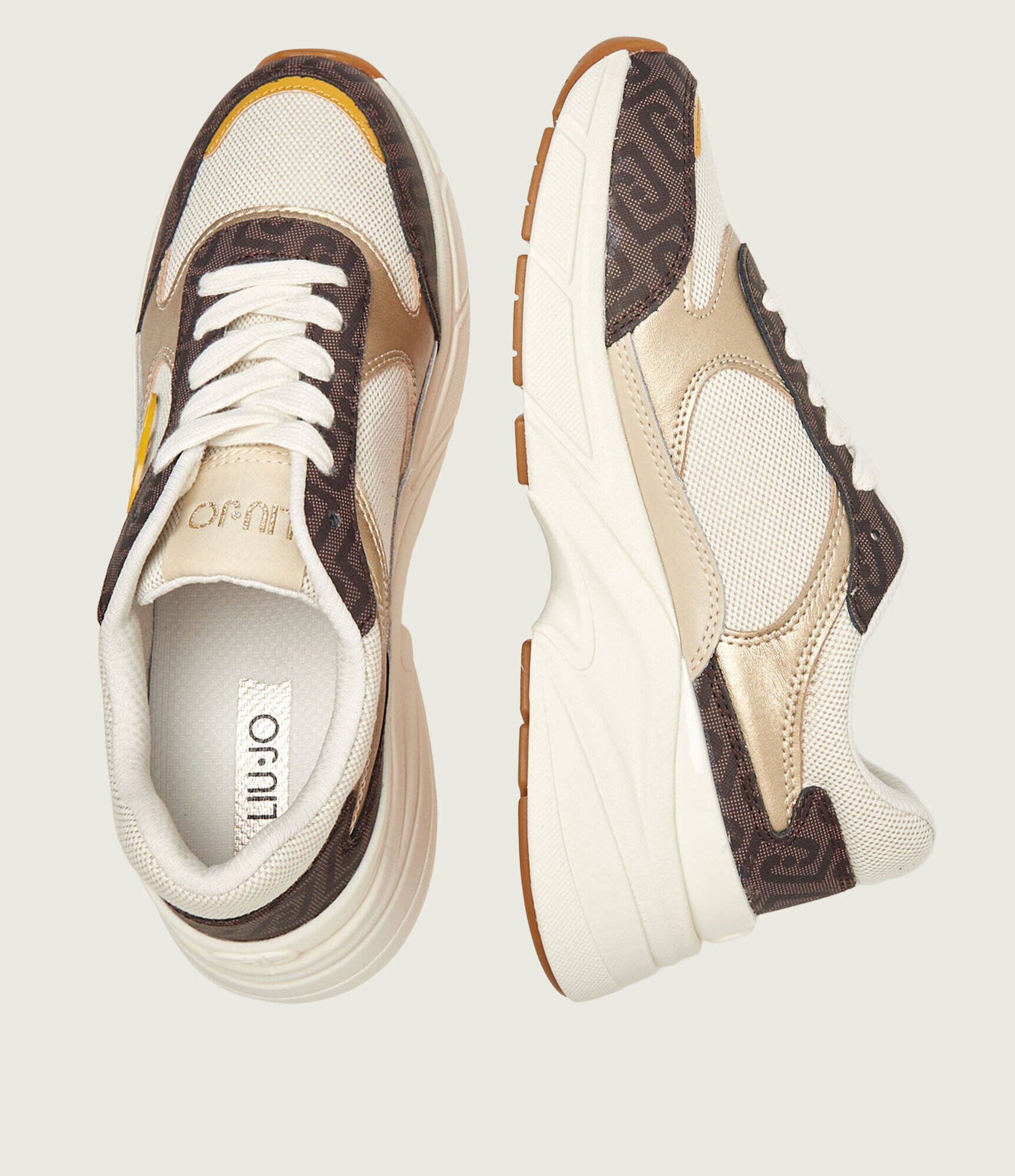 Liu Jo Sneakers LJ01 01 cu adaos de piele