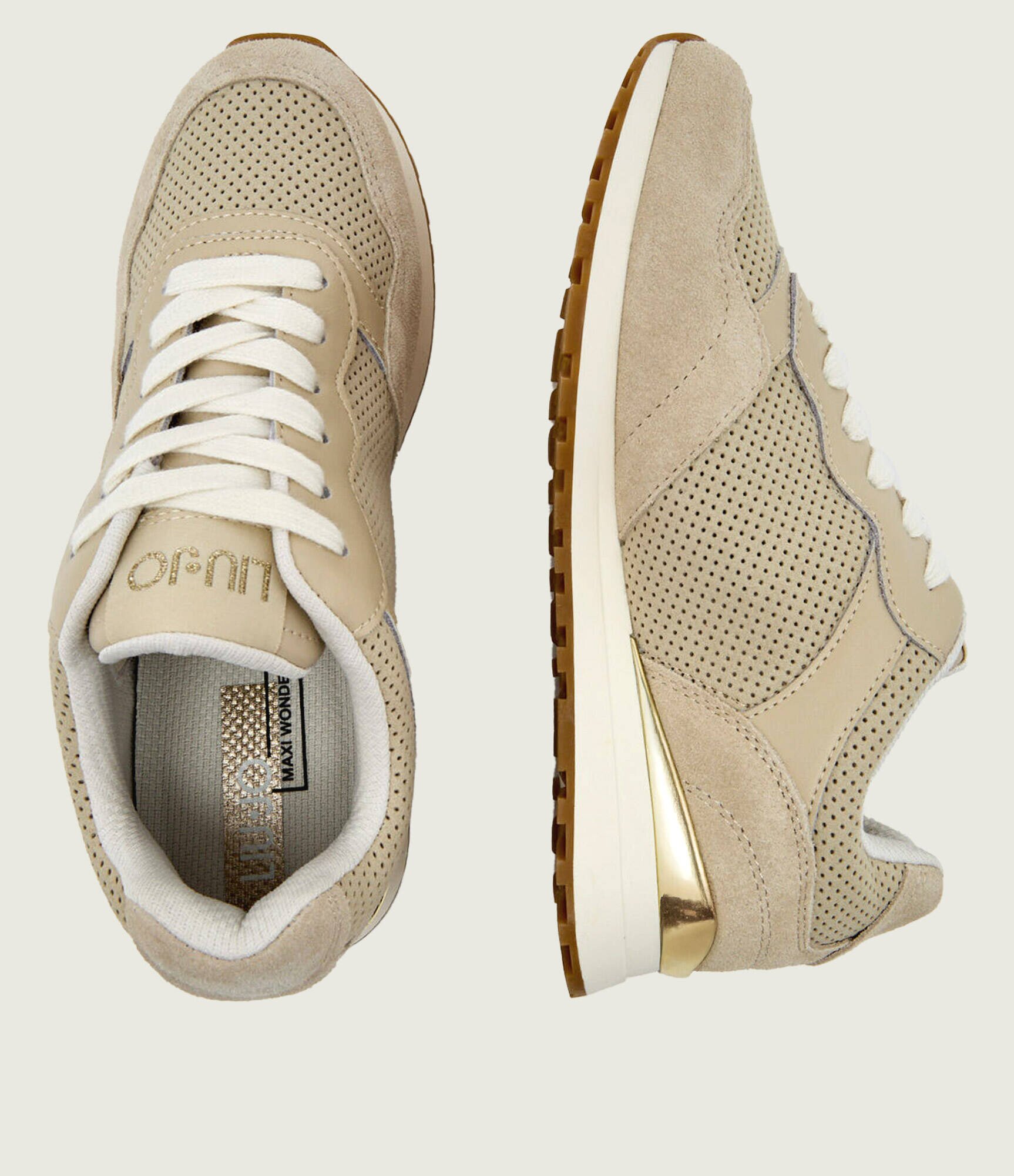 Liu Jo Sneakers MAXI WONDER LOW 02 BIS | piele întoarsă