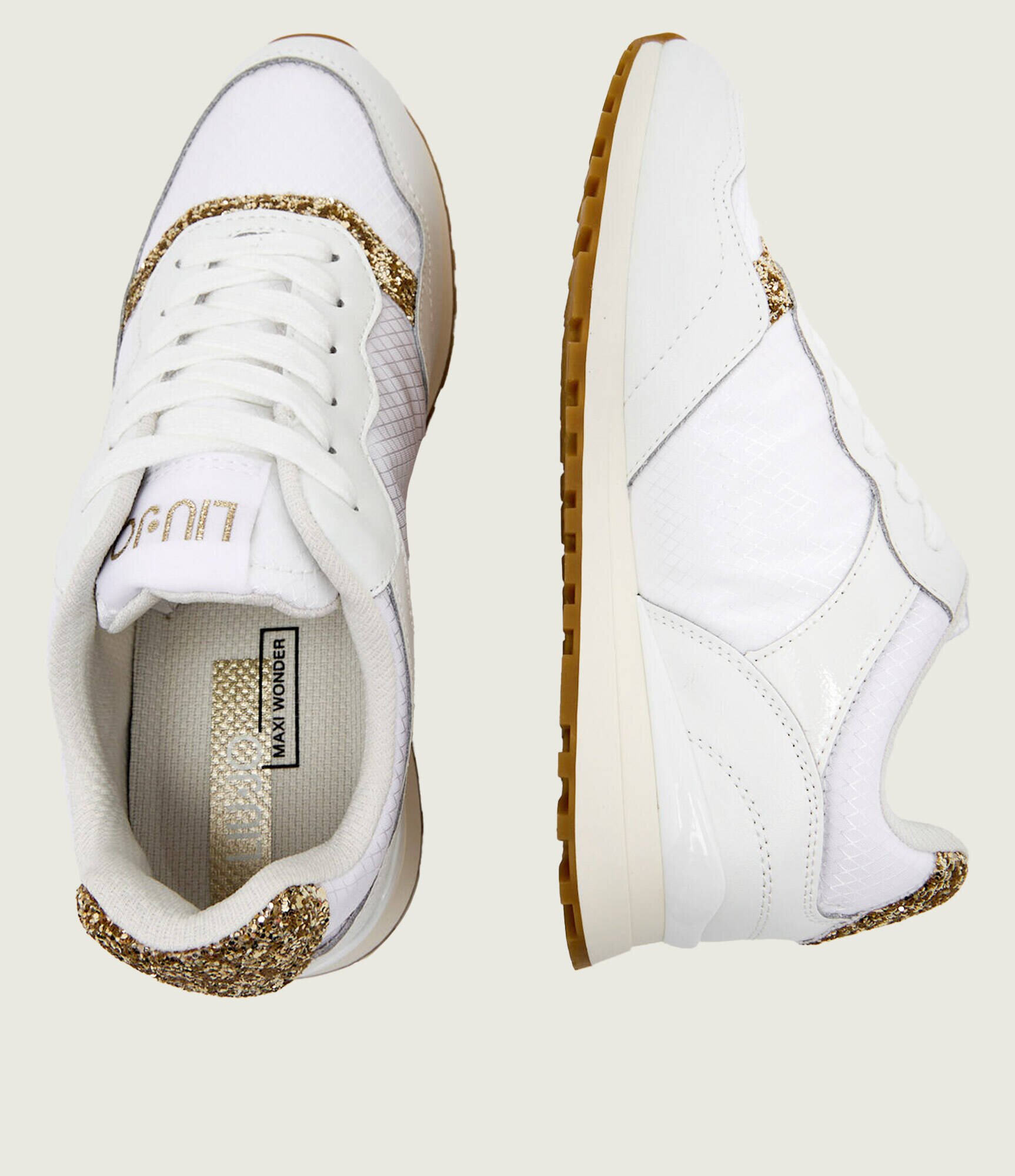 Liu Jo Sneakers WONDER LOW 02 cu adaos de piele