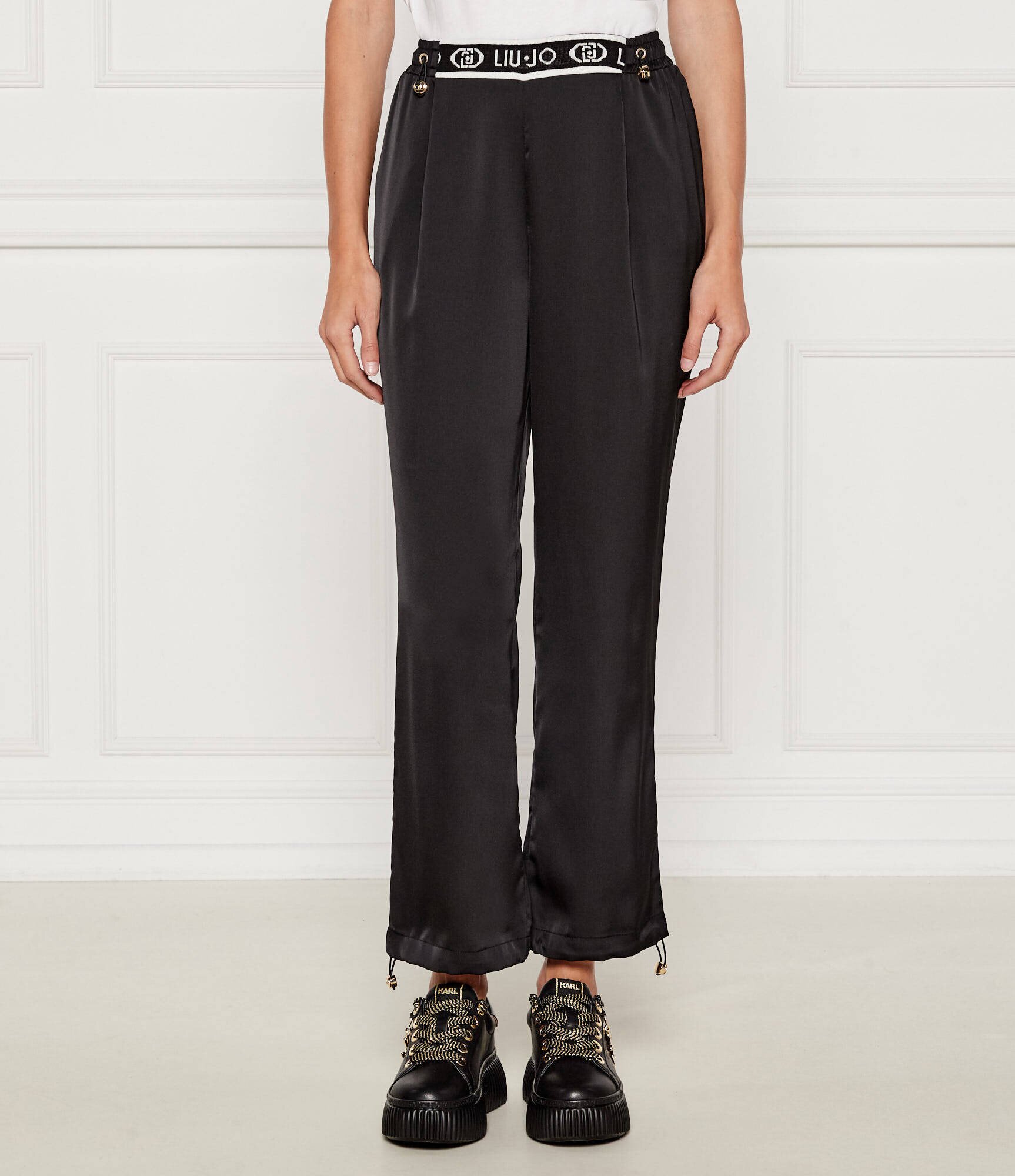 Liu Jo Sport De satin pantaloni de trening | Regular Fit