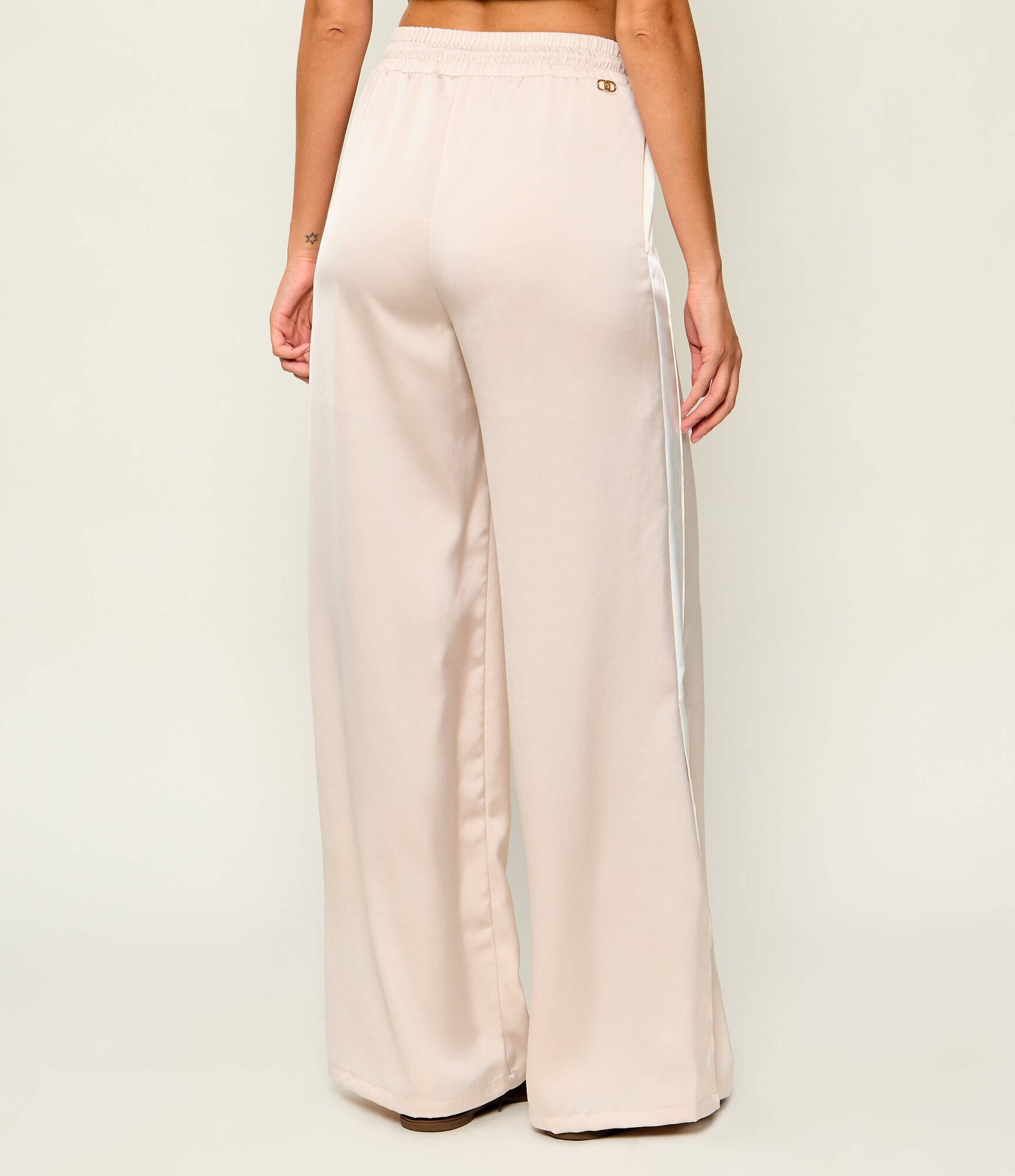 Liu Jo Sport De satin pantaloni | Relaxed fit