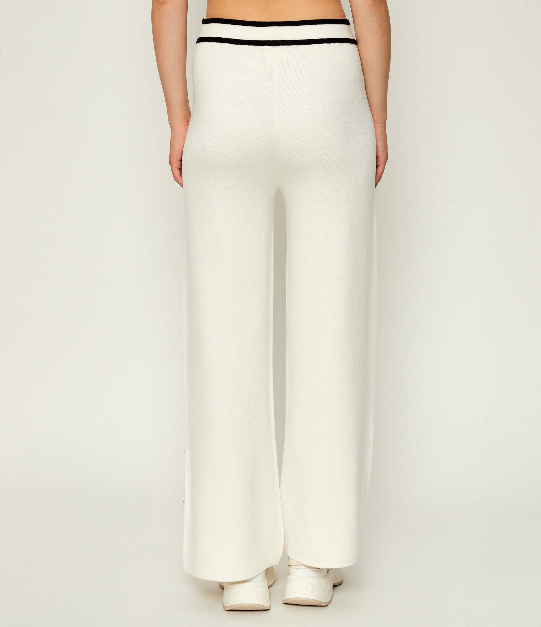 Liu Jo Sport Pantaloni de tricot | Relaxed fit cu adaos de mătase