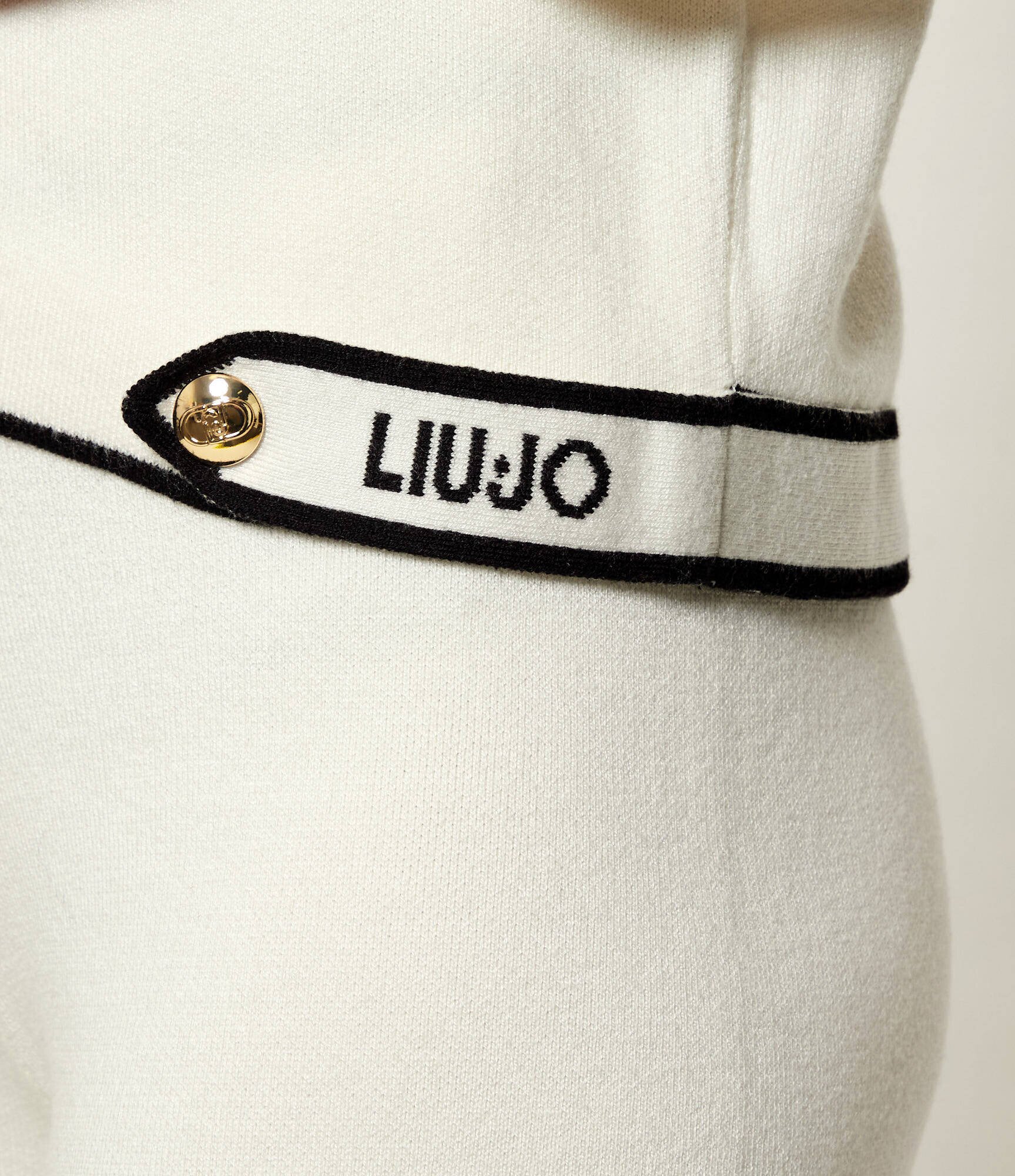 Liu Jo Sport Pulover | regular fit cu adaos de mătase