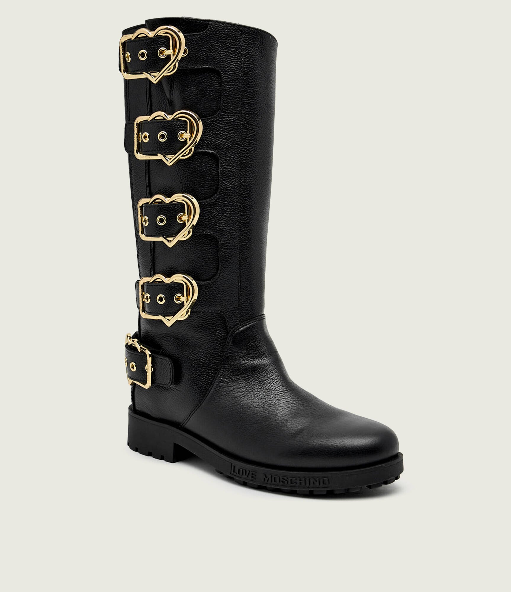 Love Moschino De piele cizme de echitație