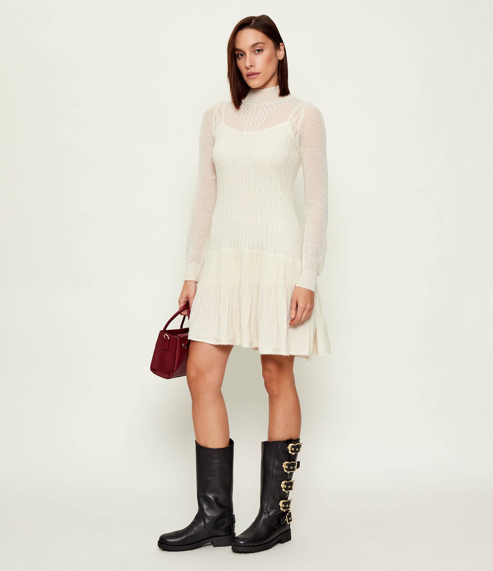 Love Moschino De piele cizme de echitație