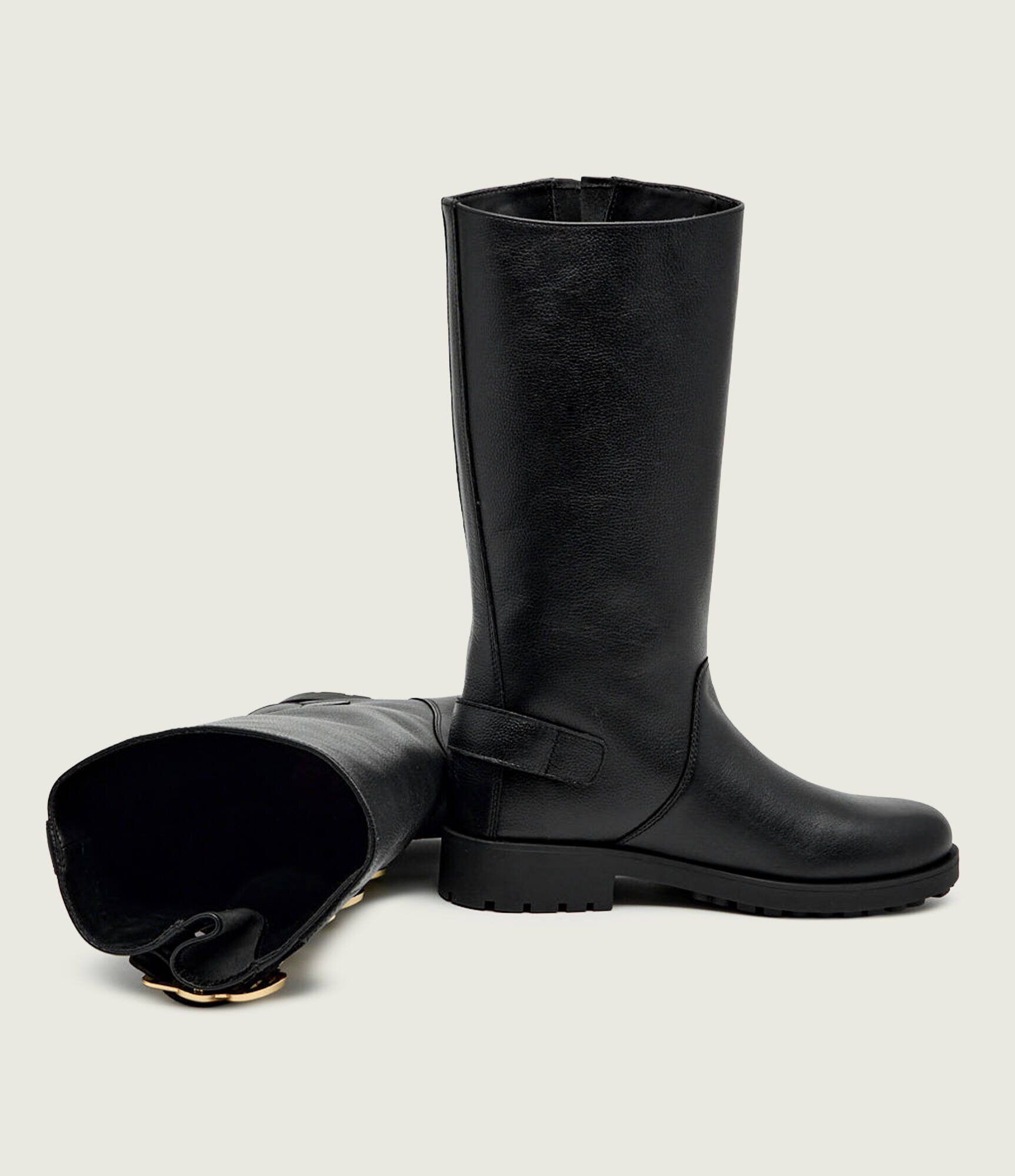Love Moschino De piele cizme de echitație