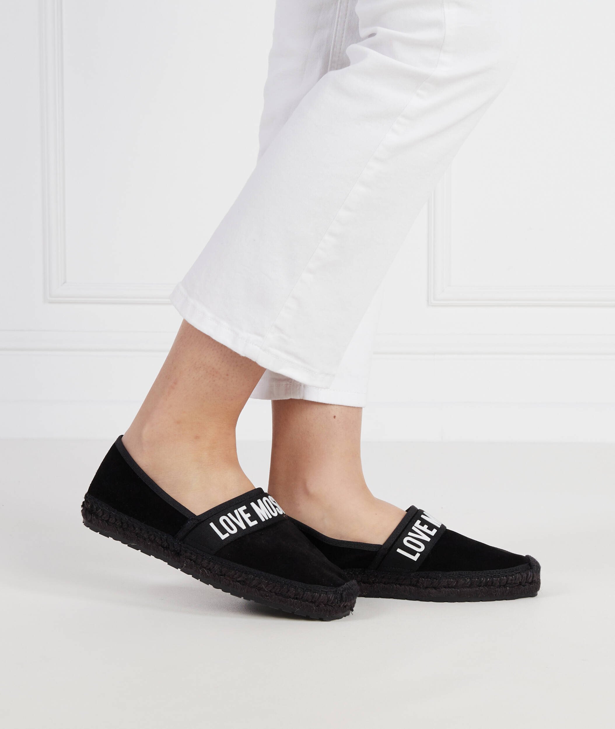 Love Moschino De piele espadrile