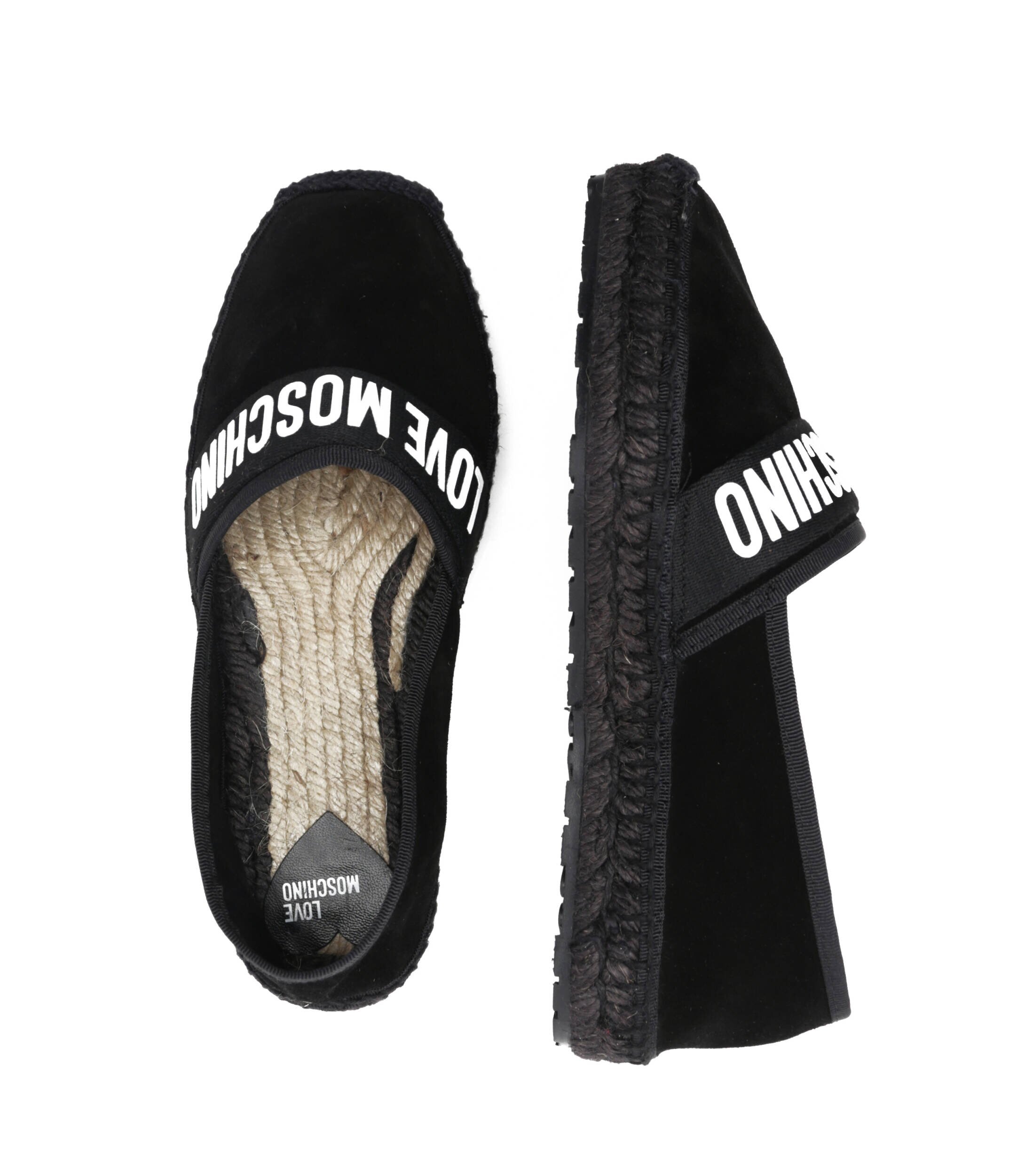 Love Moschino De piele espadrile