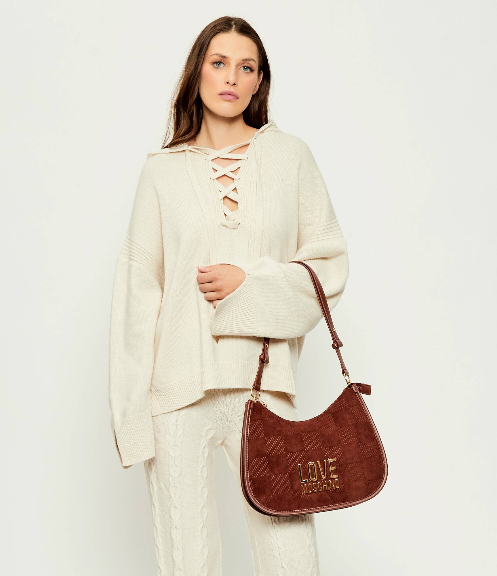 Love Moschino De piele geantă pe umăr