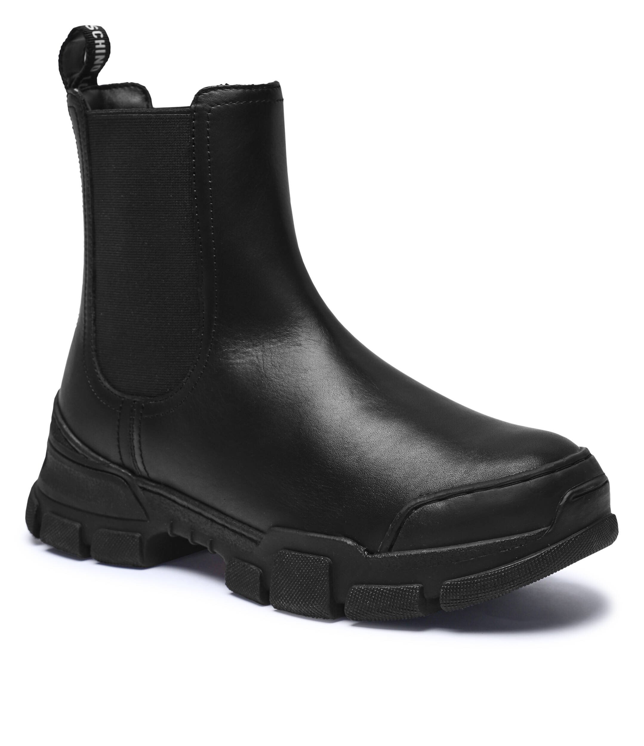 Love Moschino De piele ghete chelsea
