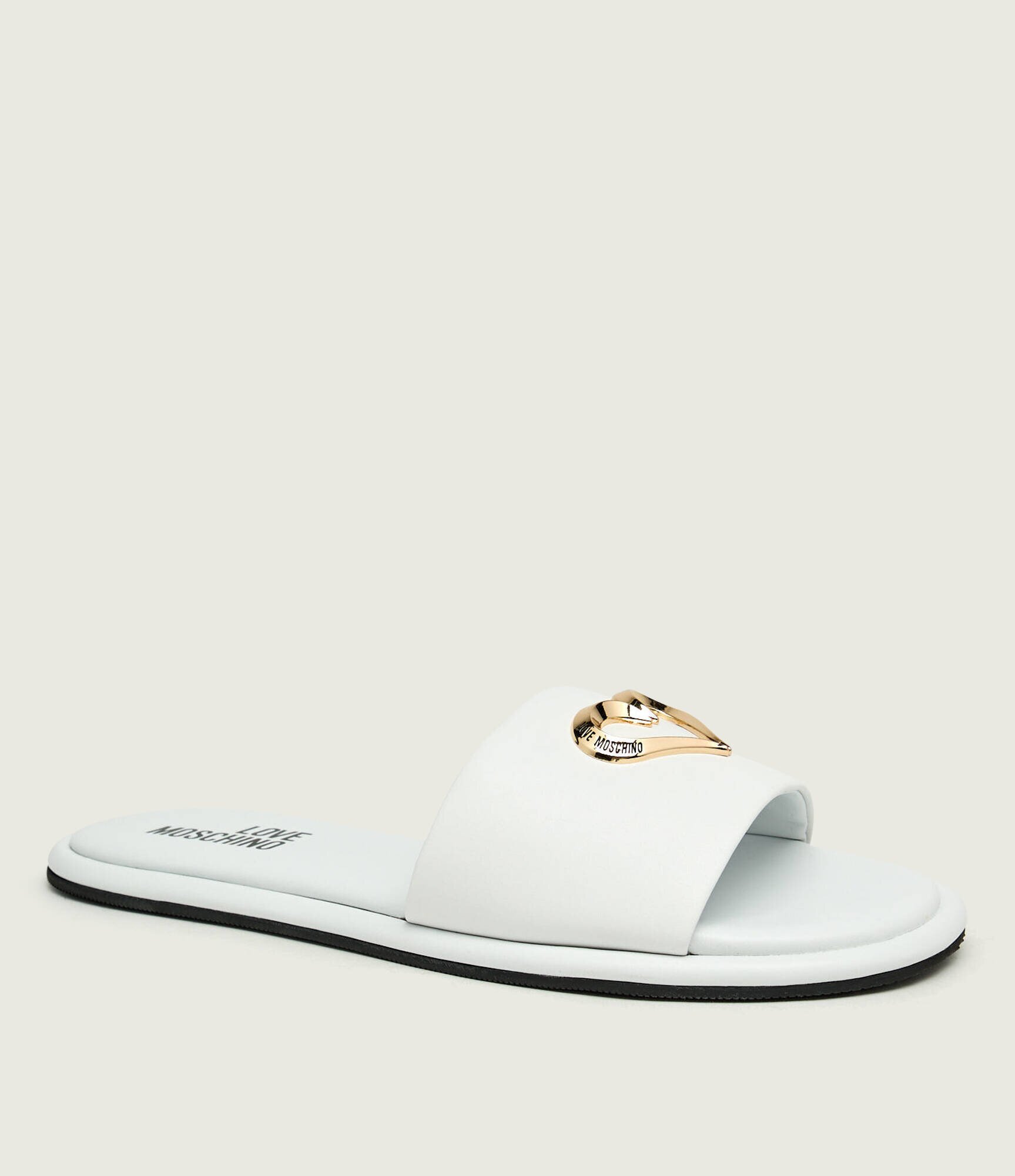 Love Moschino De piele șlapi