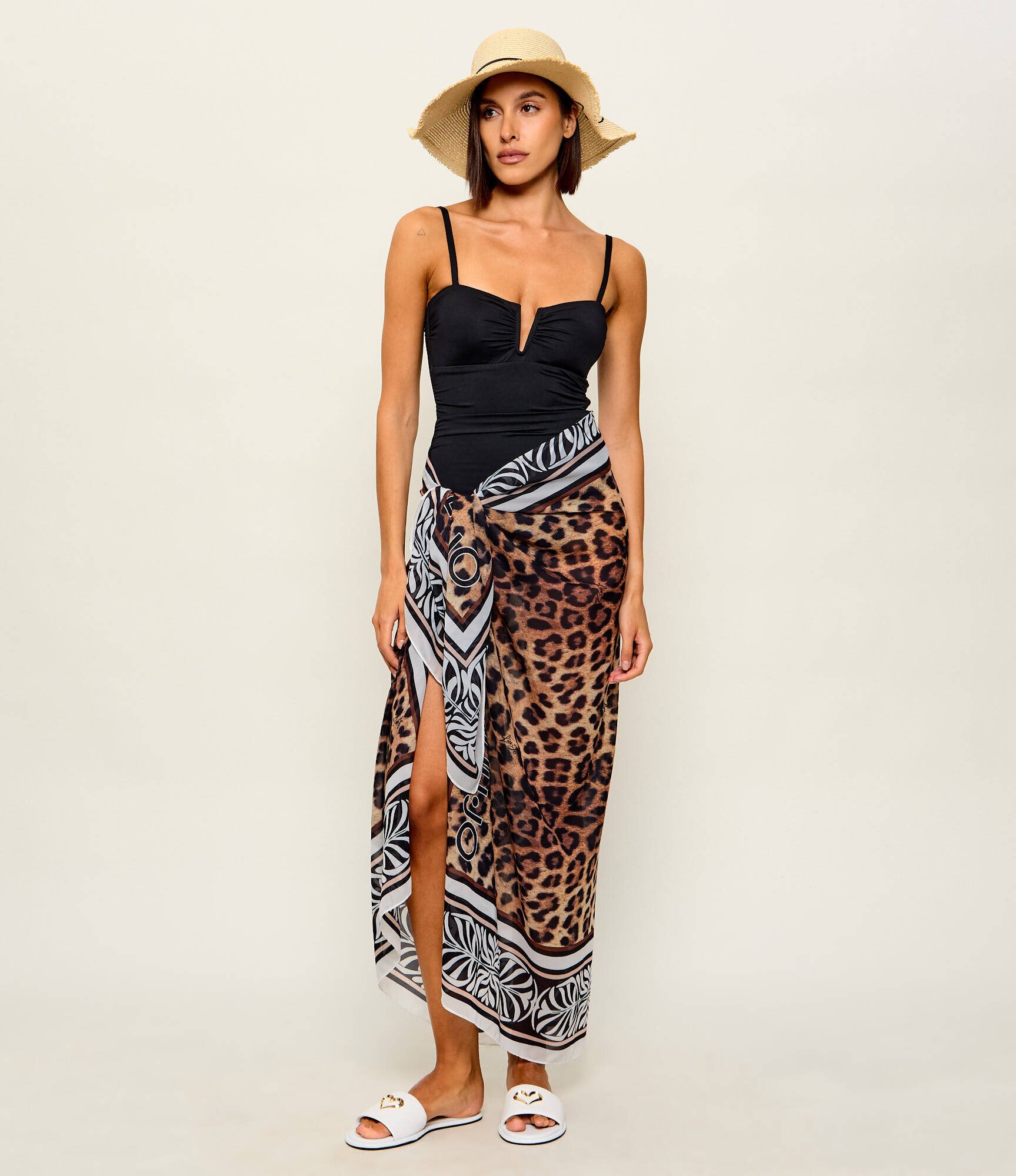 Love Moschino De piele șlapi