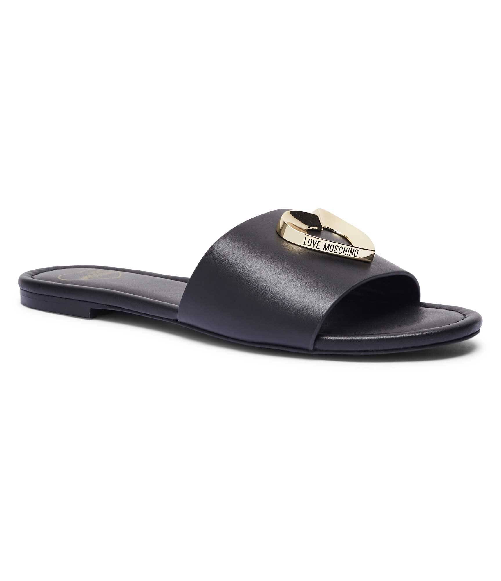Love Moschino De piele șlapi