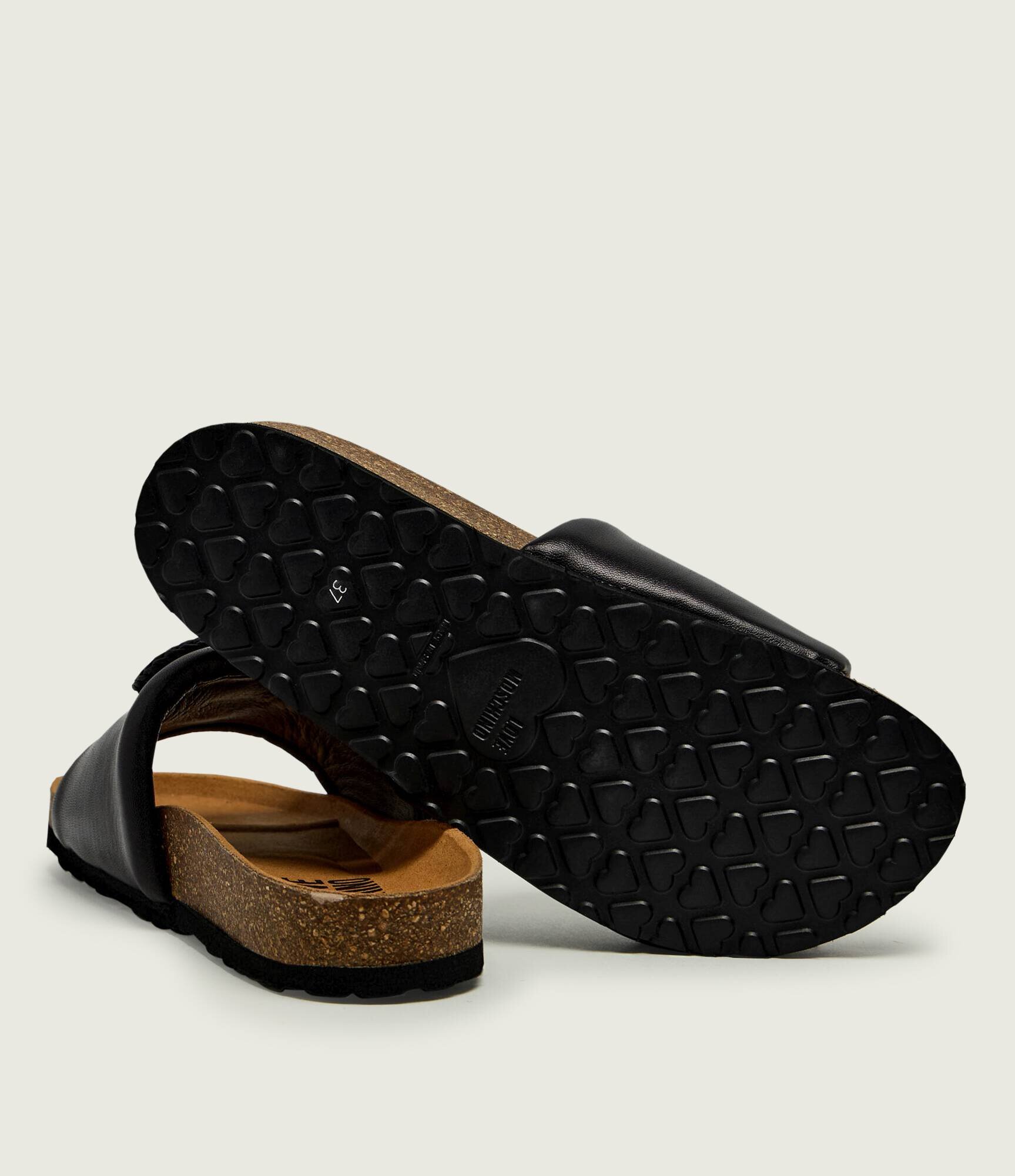 Love Moschino De piele șlapi