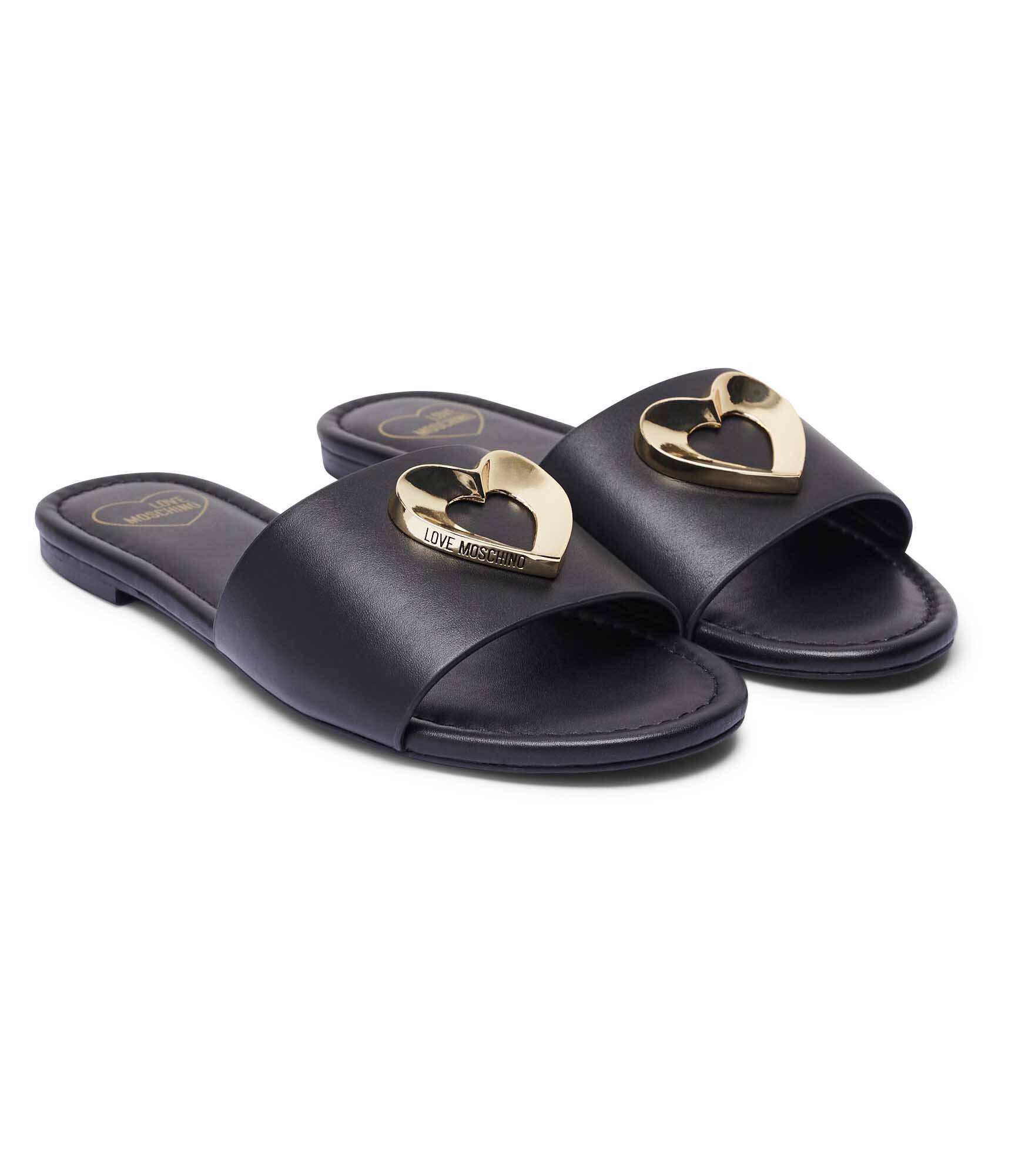 Love Moschino De piele șlapi