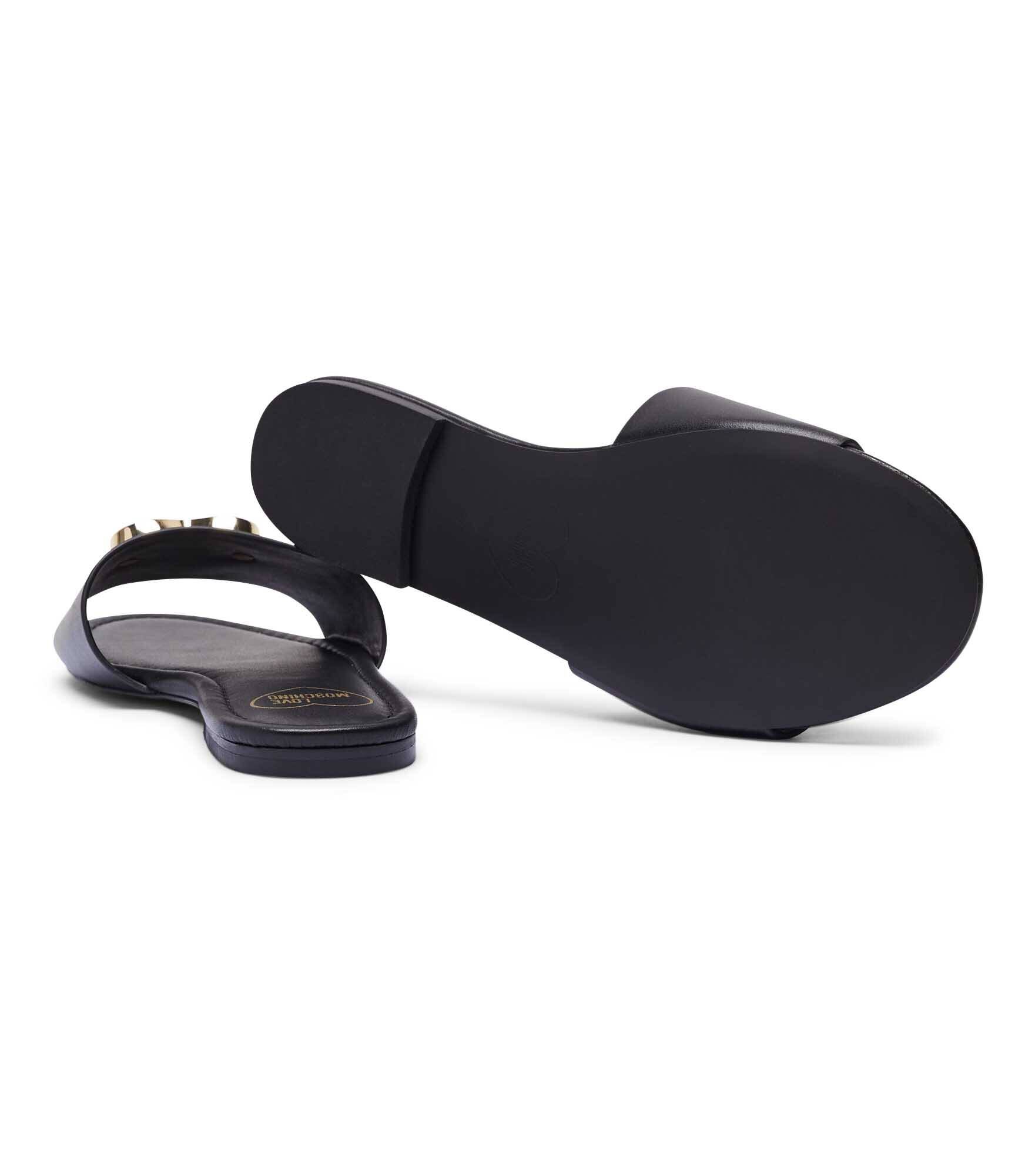 Love Moschino De piele șlapi