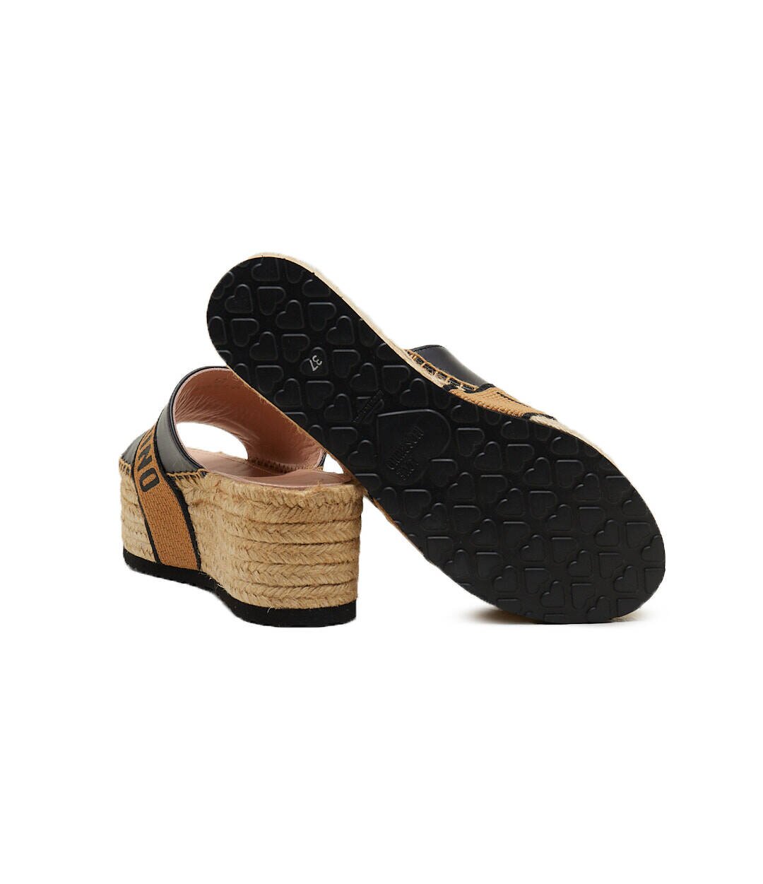Love Moschino De piele șlapi