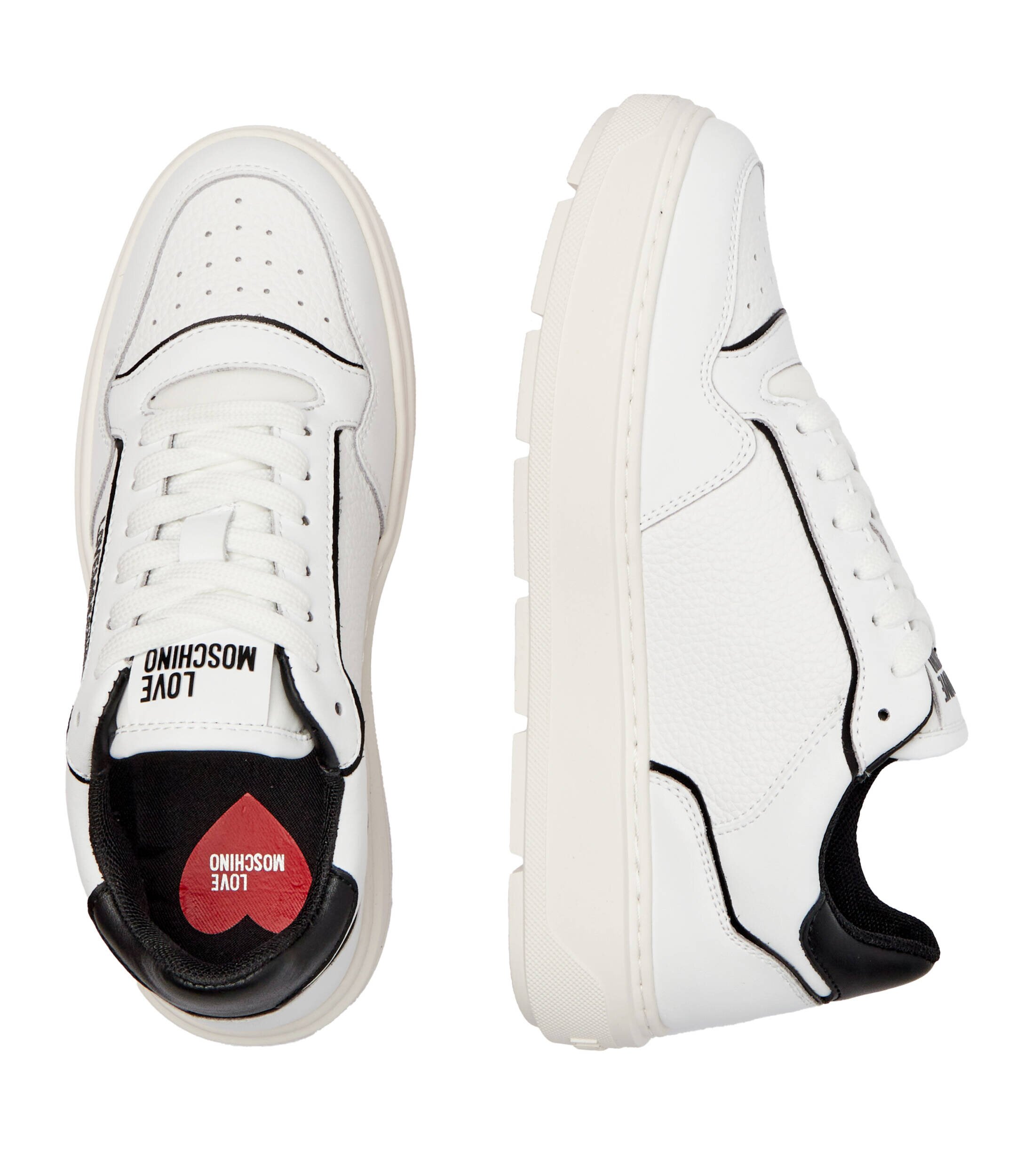 Love Moschino De piele sneakers