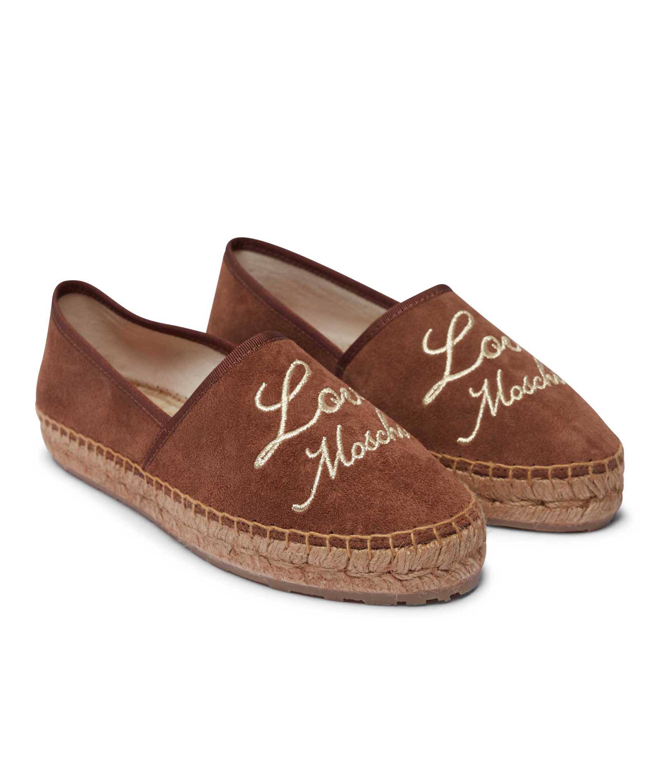 Love Moschino Espadrile | piele întoarsă