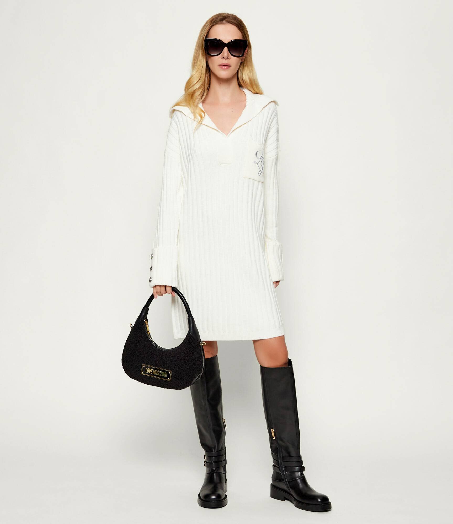 Love Moschino Hobo | shearling