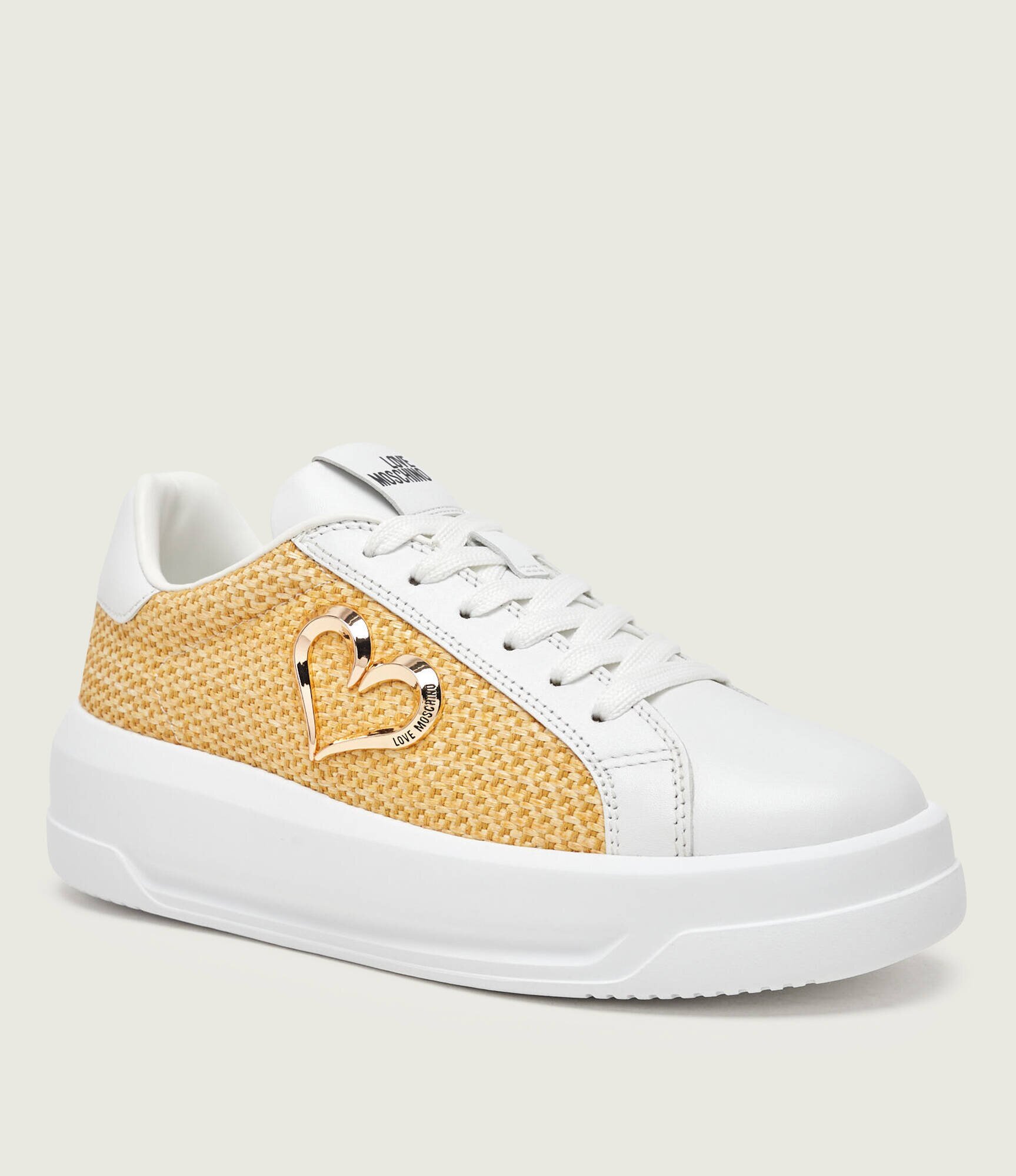 Love Moschino Sneakers ECLIPSE50 cu adaos de piele