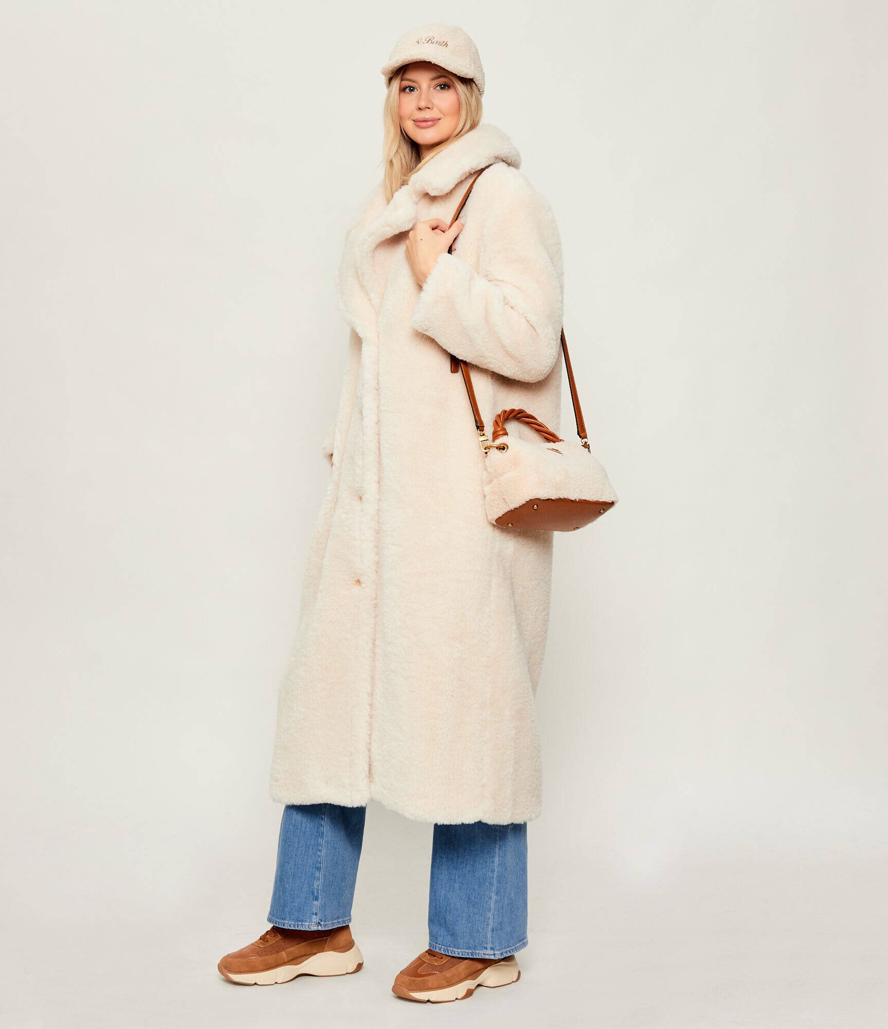 Love Moschino Sneakers | piele întoarsă | shearling