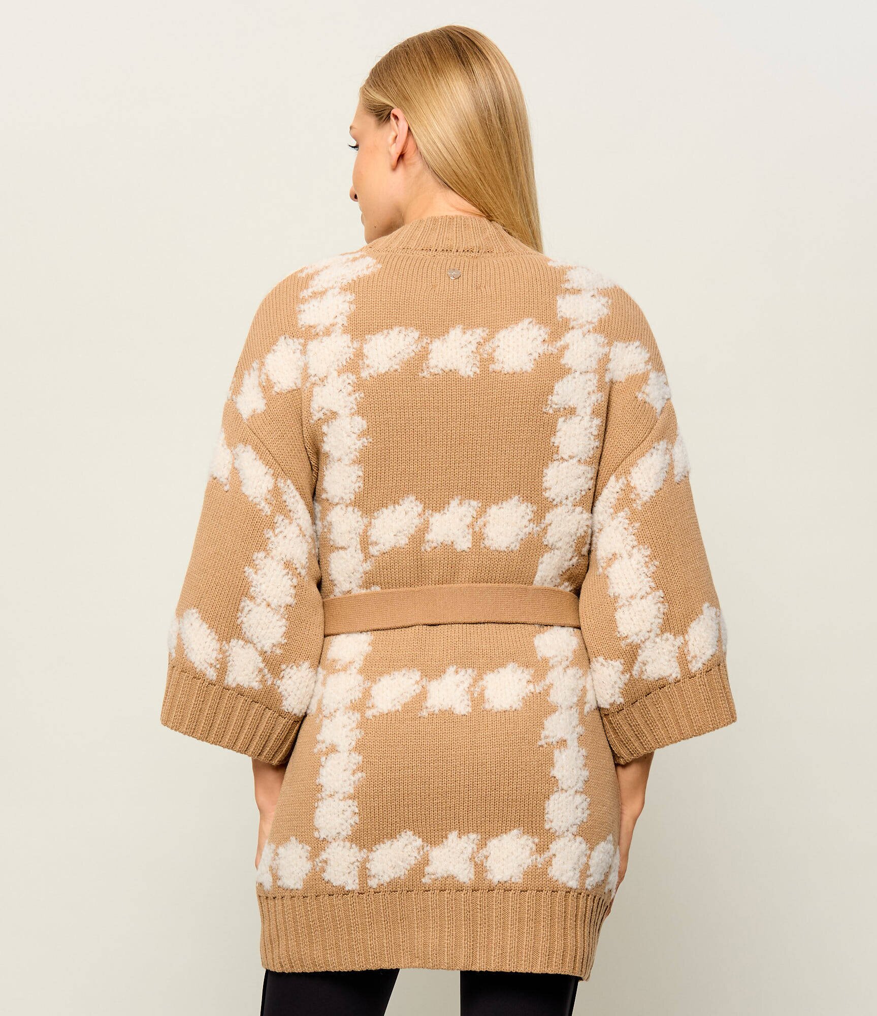Marc Cain Cardigan | Loose fit cu adaos de lână