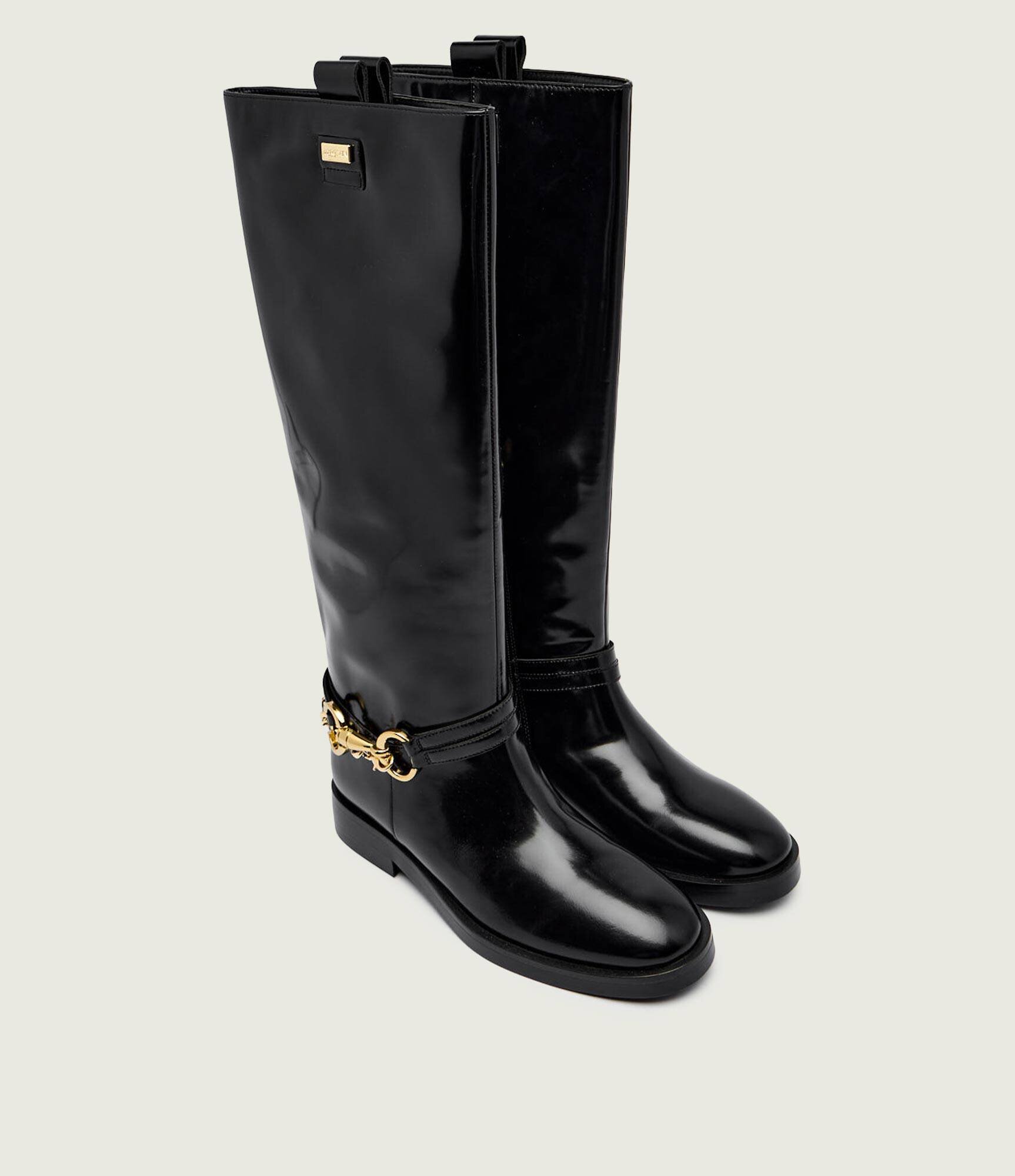 Marc Cain De piele cizme de echitație boot